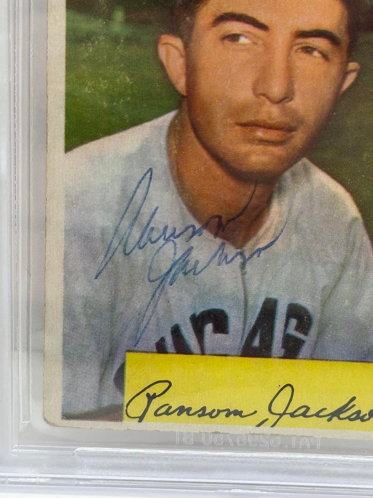 1954 Bowman Randy Jackson #189 Auto Beckett Authentic Deceased in 2019