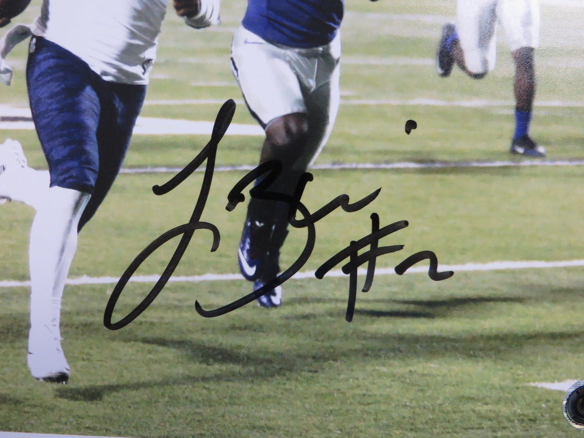 TREVONE BOYKIN TCU HORNED FROGS SIGNED 8x10 TD PHOTO BAS