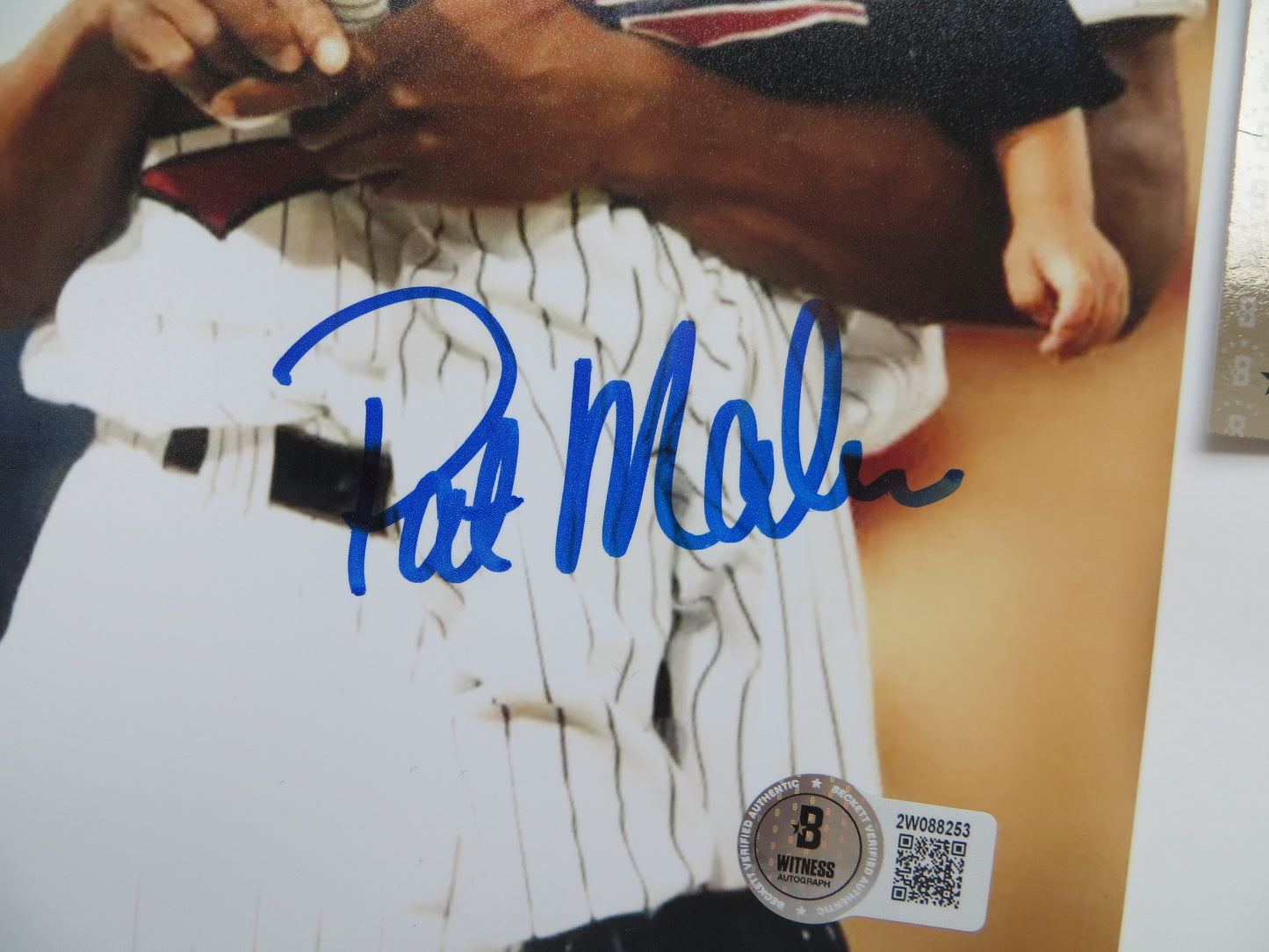 PAT PATRICK MAHOMES SR Minnesota Twins SIGNED 8x10 PHOTO Chiefs BAS
