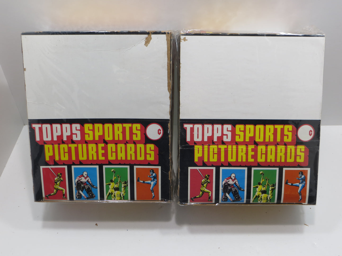 1984 TOPPS BASEBALL RACK PACK EMPTY BOX Lot of 2 BOXES