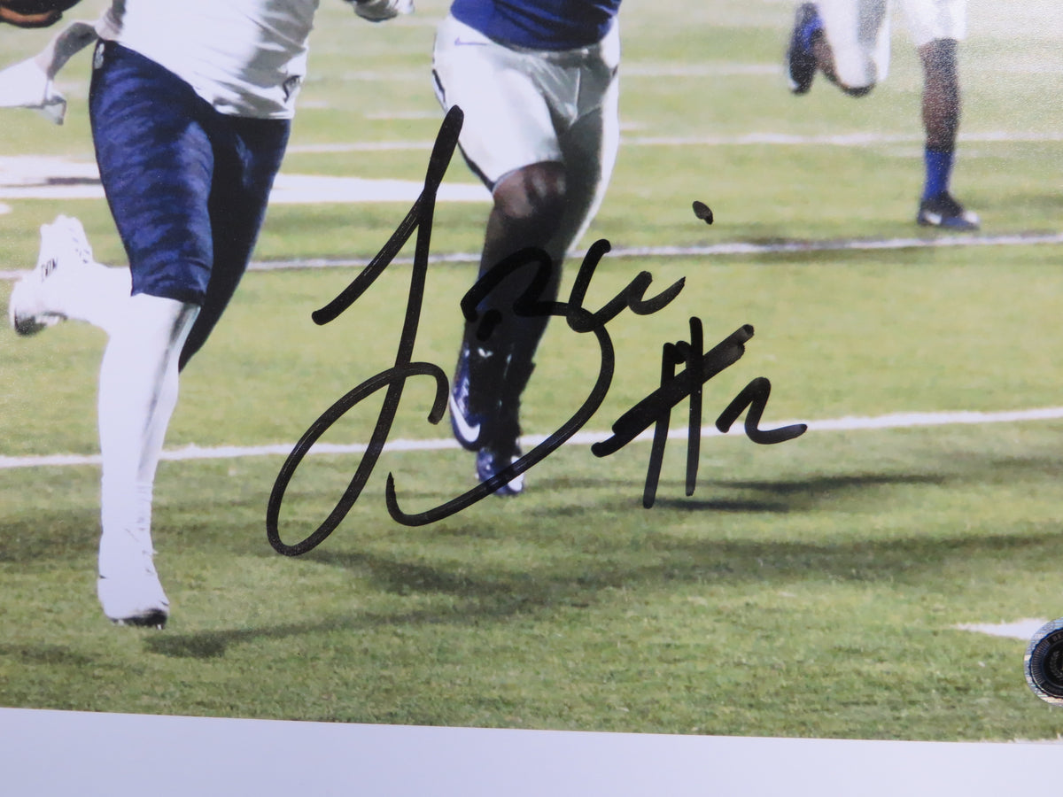 TREVONE BOYKIN TCU HORNED FROGS SIGNED 8x10 TD PHOTO BAS