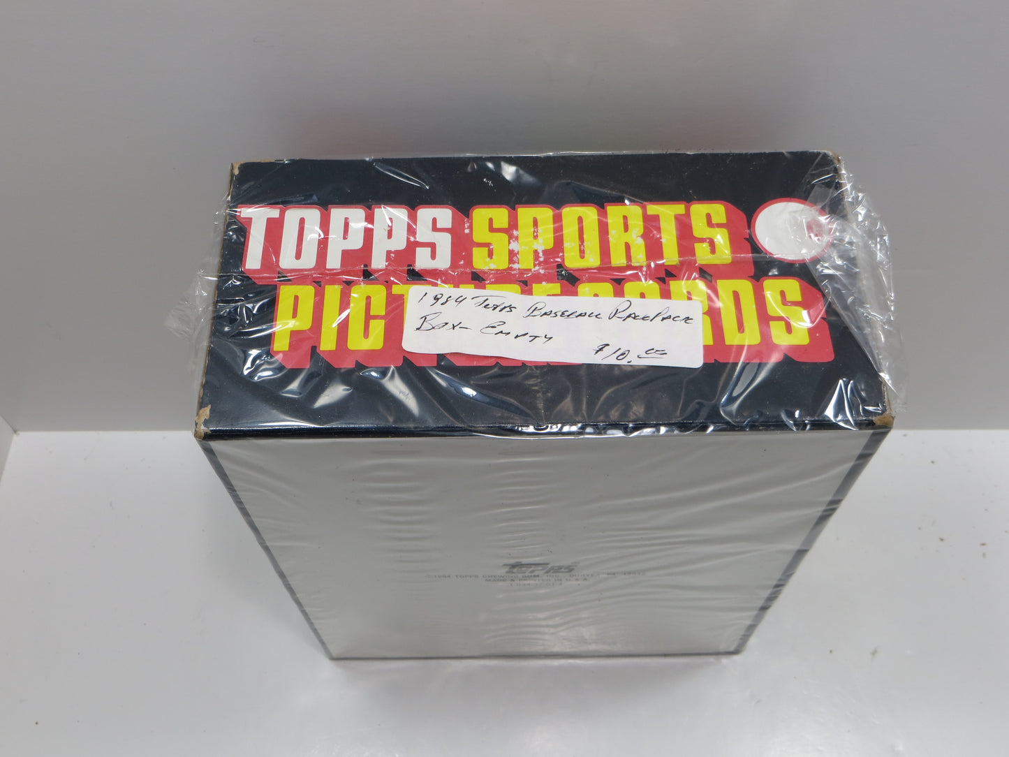 1984 TOPPS BASEBALL RACK PACK EMPTY BOX Lot of 2 BOXES