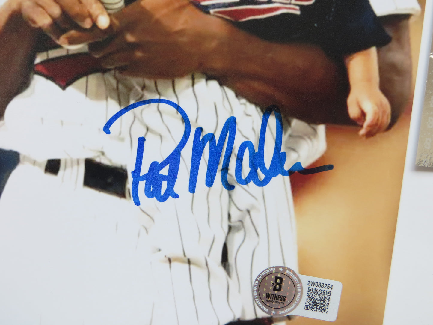 PAT PATRICK MAHOMES SR Minnesota Twins SIGNED 8x10 PHOTO Chiefs BAS