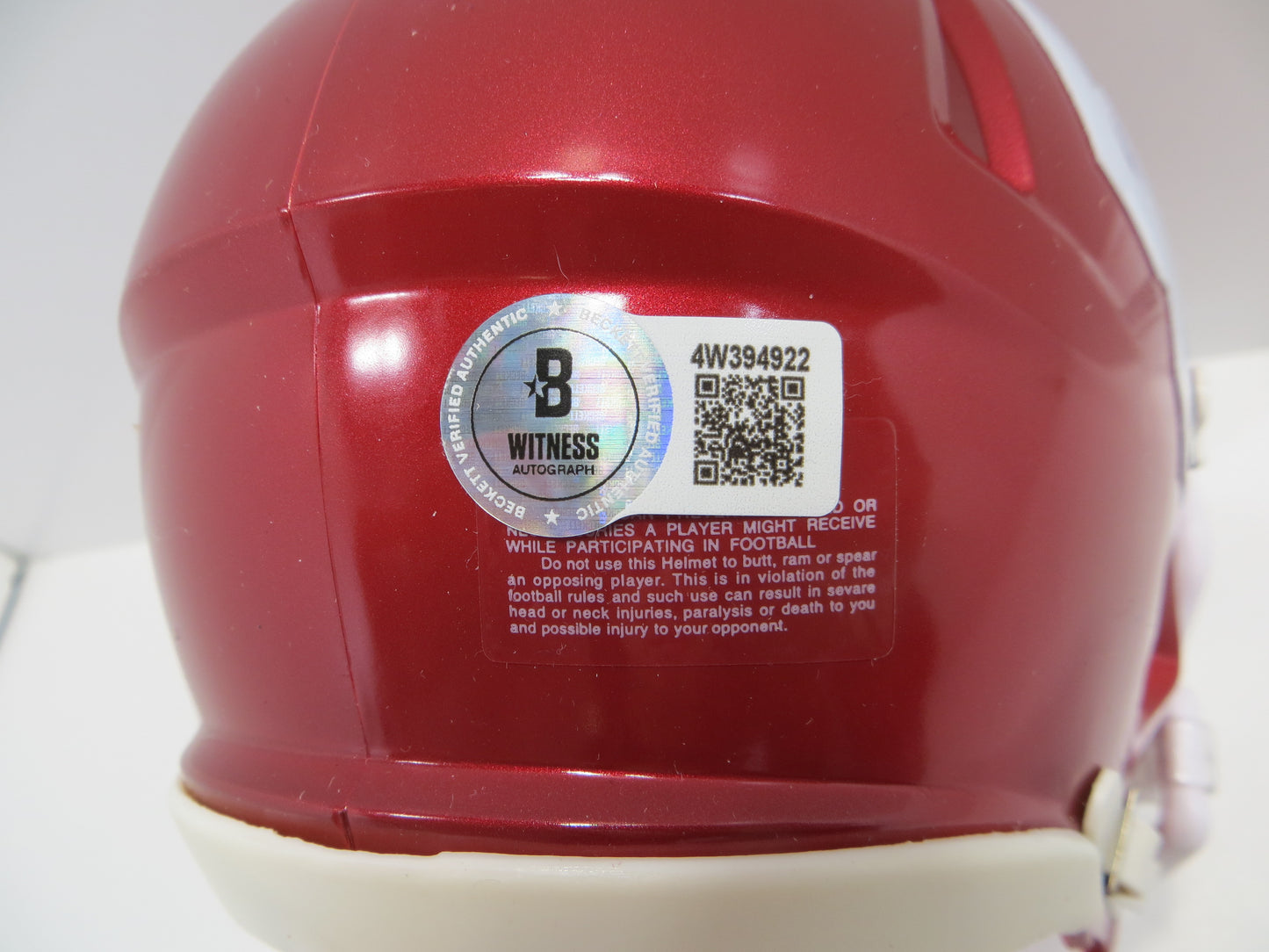 BARRY SWITZER OKLAHOMA OU SOONERS SIGNED MINI HELMET Cowboys BAS