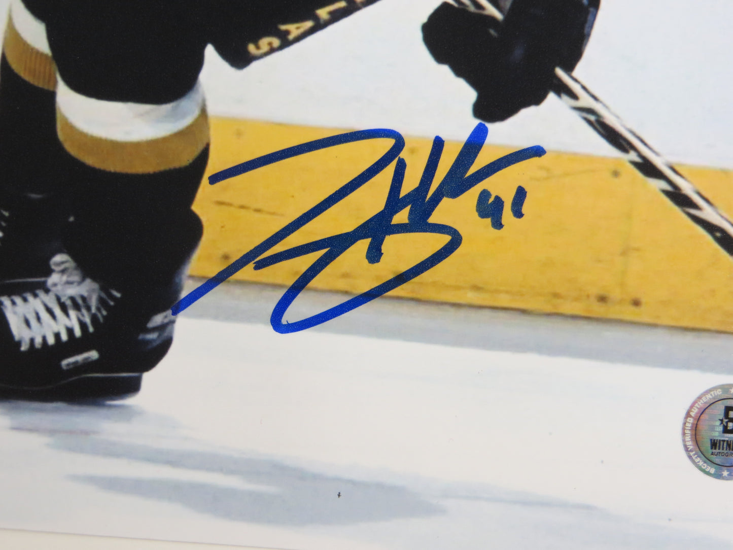 TONY HRKAC DALLAS STARS SIGNED 8x10 HOCKEY PHOTO BAS COA
