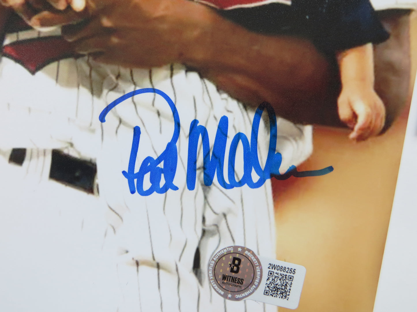 PAT PATRICK MAHOMES SR Minnesota Twins SIGNED 8x10 PHOTO Chiefs BAS