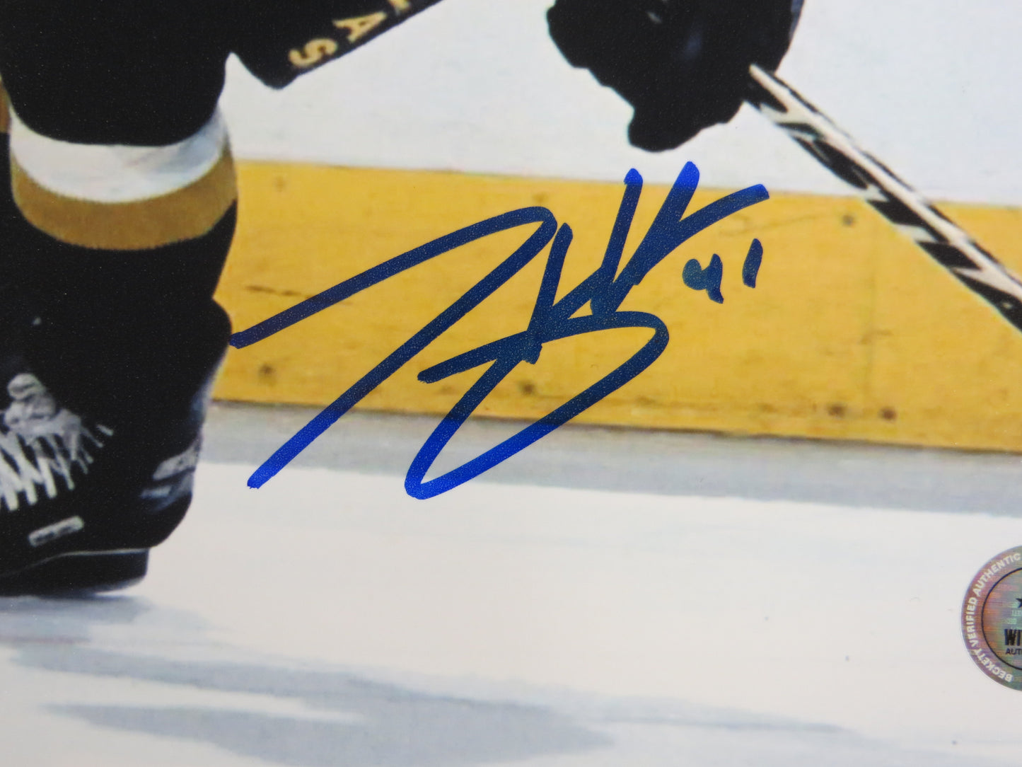 TONY HRKAC DALLAS STARS SIGNED 8x10 HOCKEY PHOTO BAS COA
