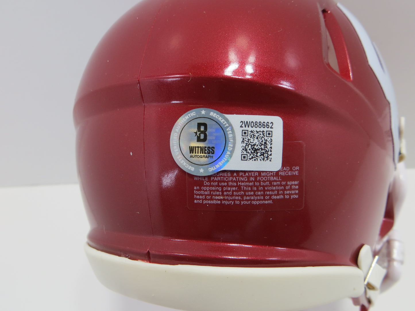 BARRY SWITZER OKLAHOMA OU SOONERS SIGNED MINI HELMET Cowboys BAS