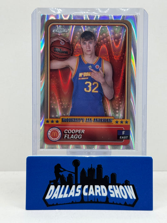 2024 Topps Chrome McDonalds All American  #78 Cooper Flagg Raywave Mavericks