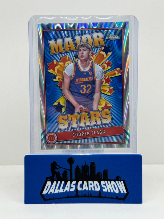 2024 Topps Chrome McDonalds #SES-COF Cooper Flagg Major Stars Raywave