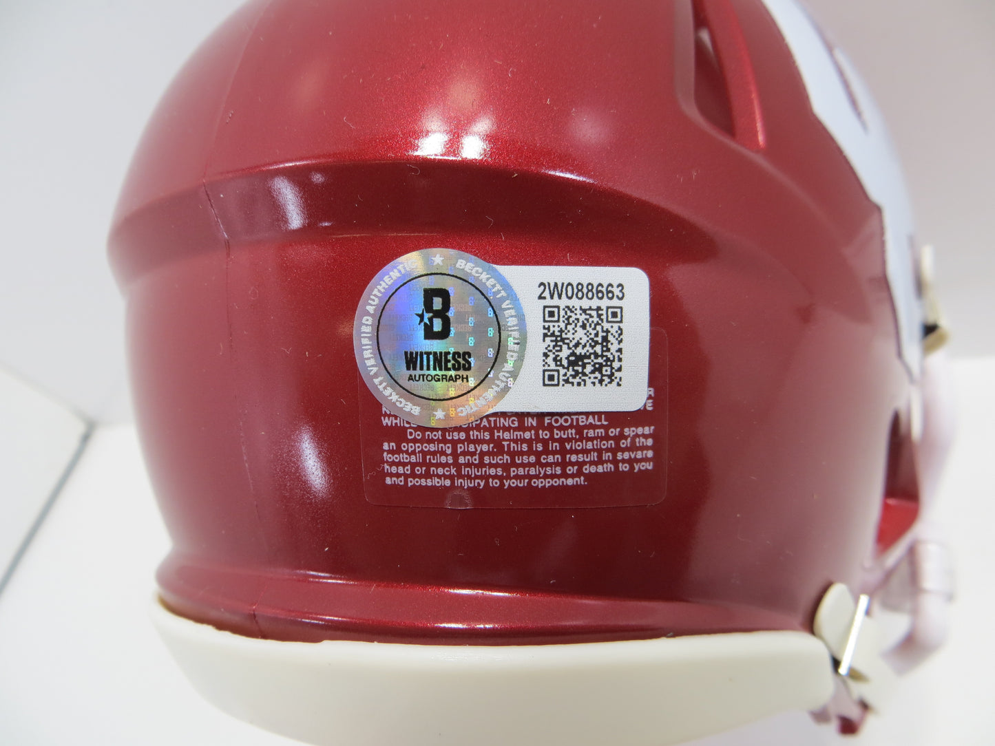 BARRY SWITZER OKLAHOMA OU SOONERS SIGNED MINI HELMET Cowboys BAS