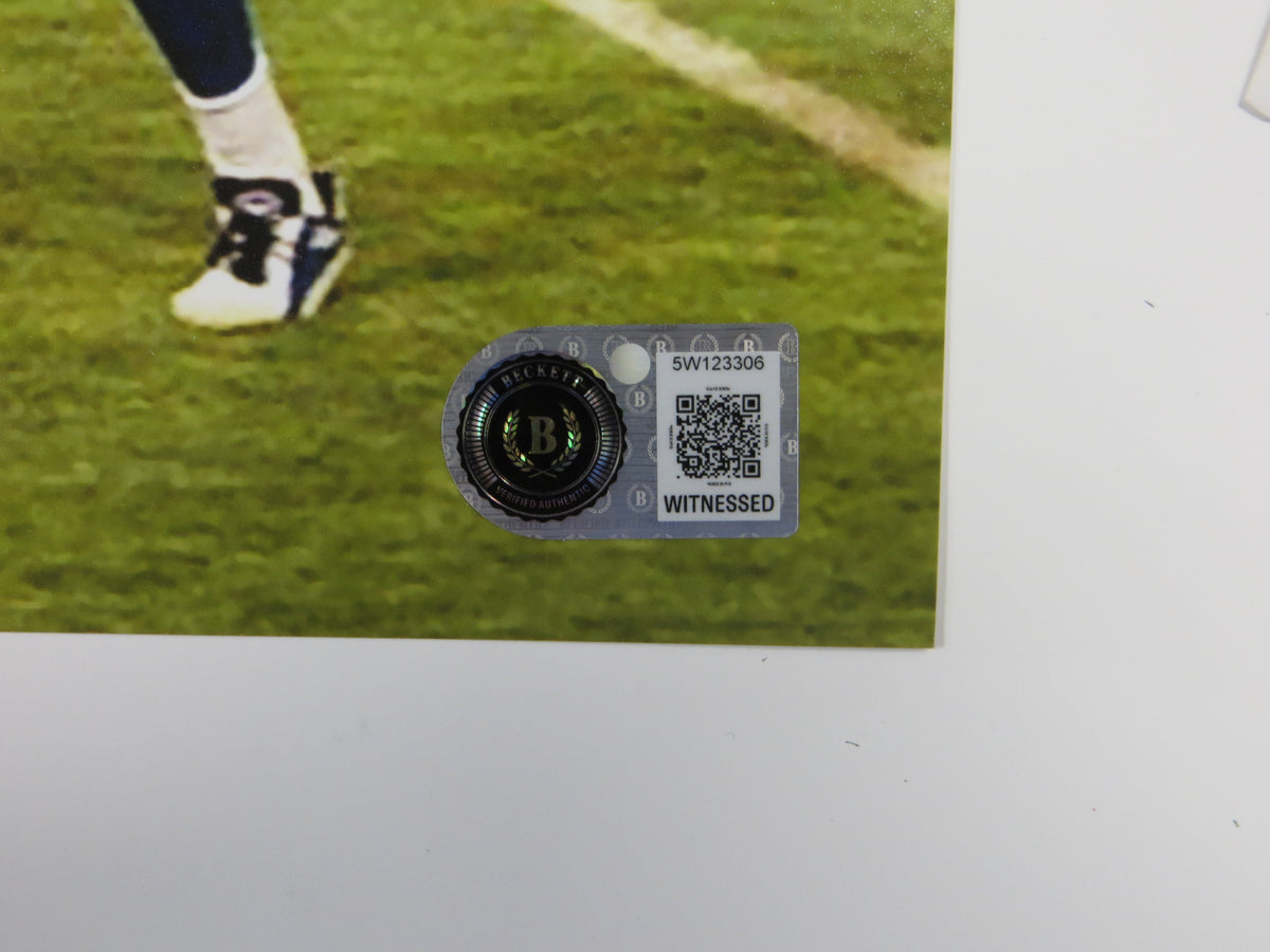 LARRY BROWN DALLAS COWBOYS SIGNED 8x10 PHOTO wSBXXXMVP BAS