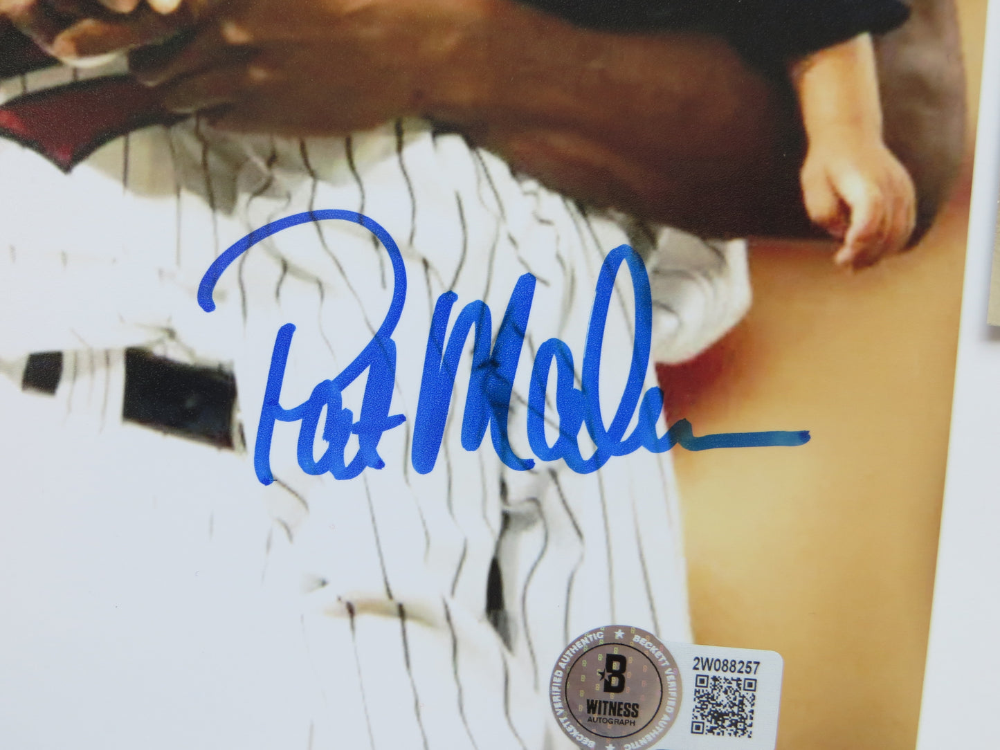 PAT PATRICK MAHOMES SR Minnesota Twins SIGNED 8x10 PHOTO Chiefs BAS
