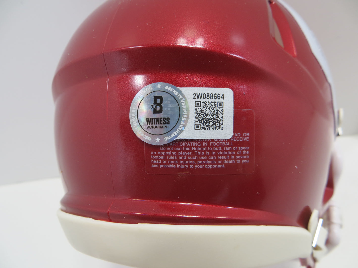 BARRY SWITZER OKLAHOMA OU SOONERS SIGNED MINI HELMET Cowboys BAS