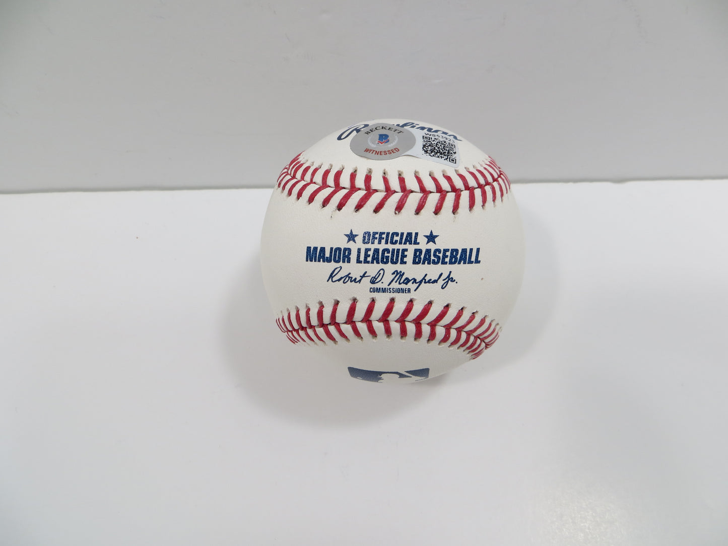 KELLY GRUBER SIGNED RAWLINGS OFFICIAL MAJOR LEAGUE BASEBALL TORONTO BLUE JAYS BAS