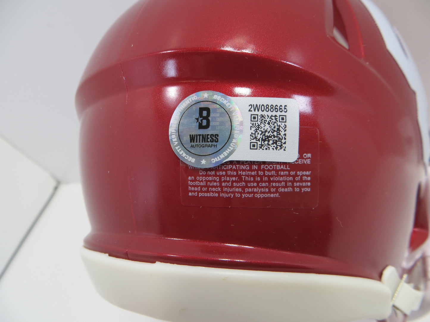 BARRY SWITZER OKLAHOMA OU SOONERS SIGNED MINI HELMET Cowboys BAS