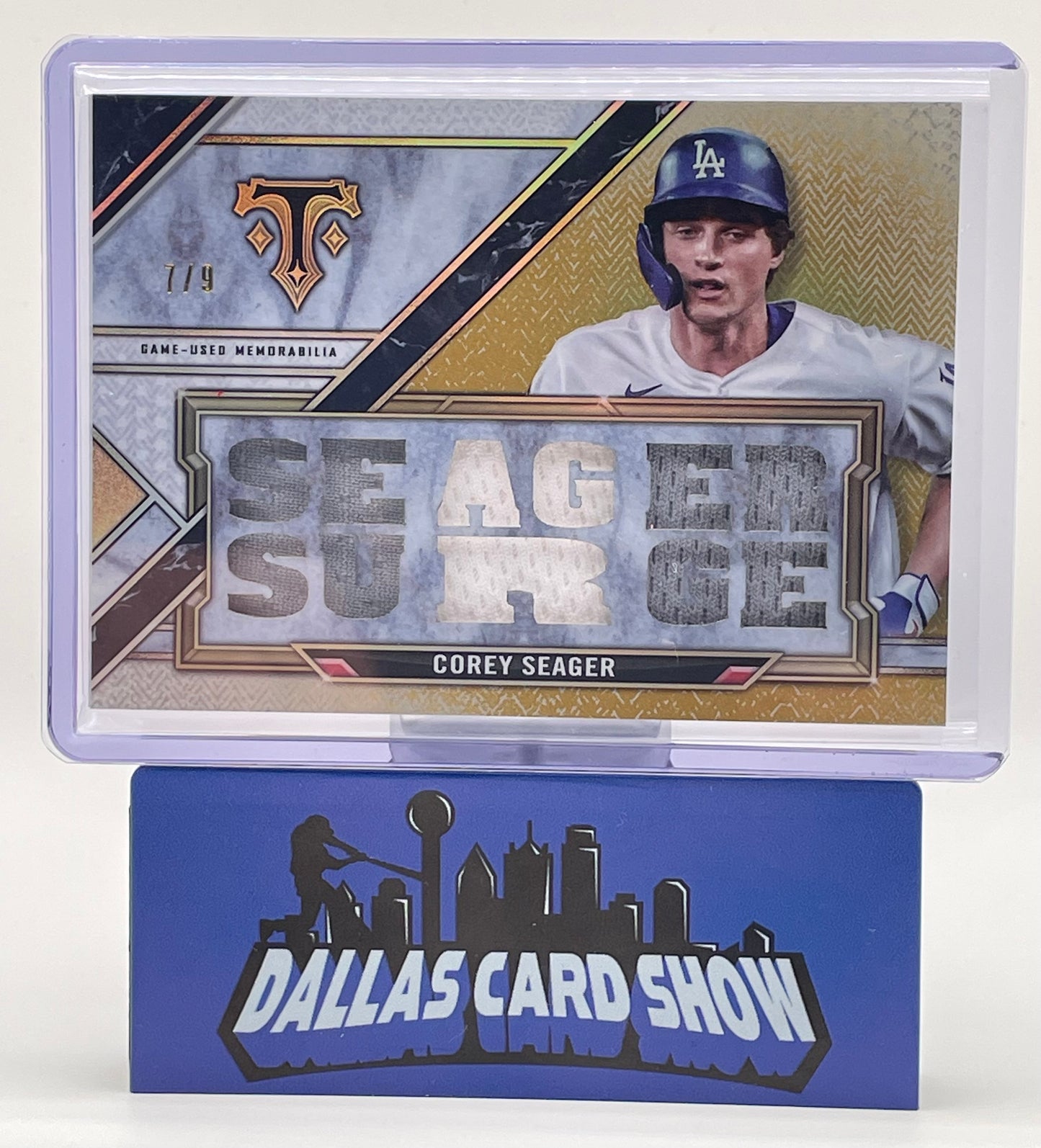 2021 Triple Threads #TTR-CSE3 Corey Seager Game Used Relic /9