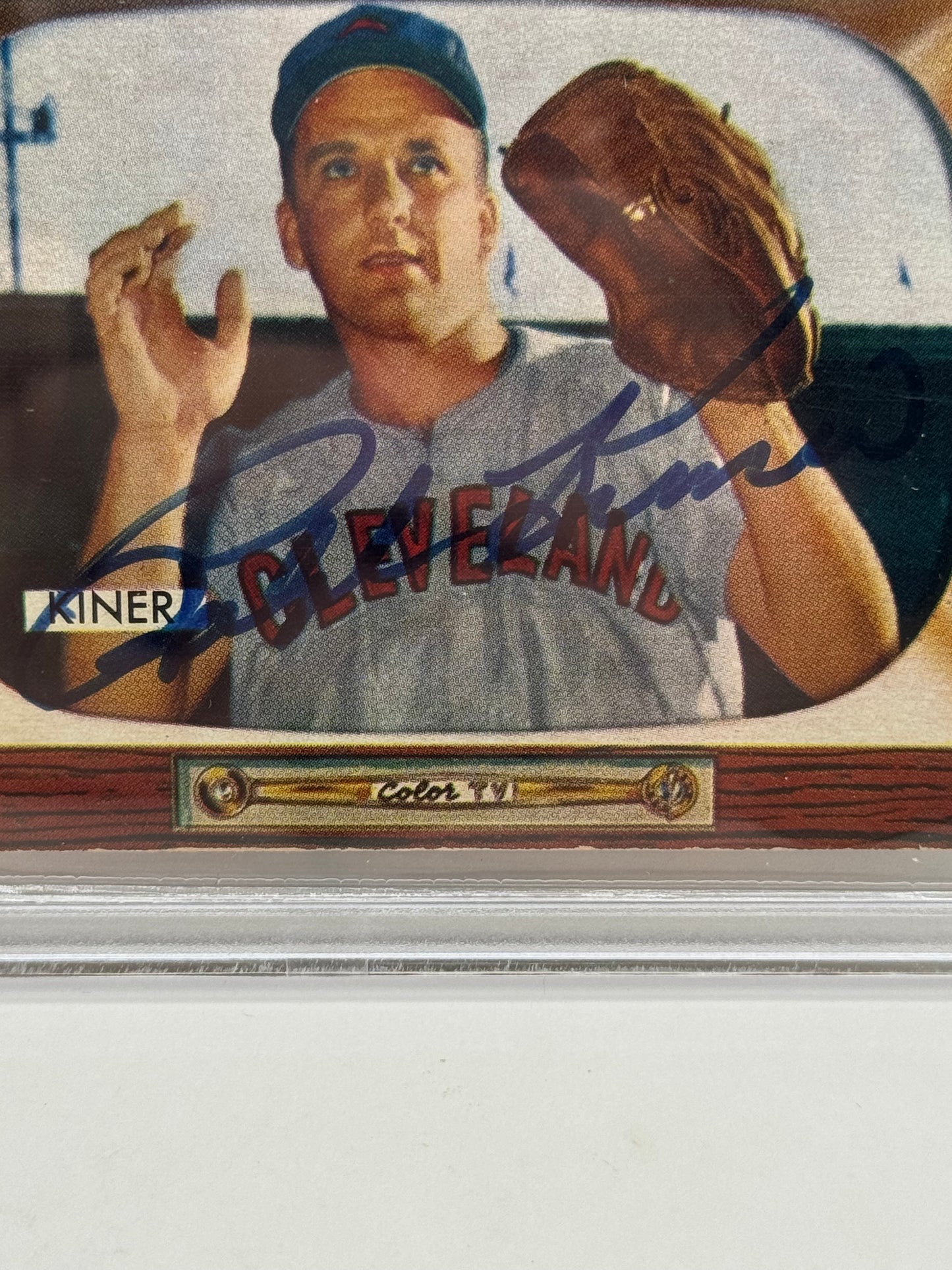 1955 Bowman Ralph Kiner #197 Auto Beckett Authentic Deceased in 2014