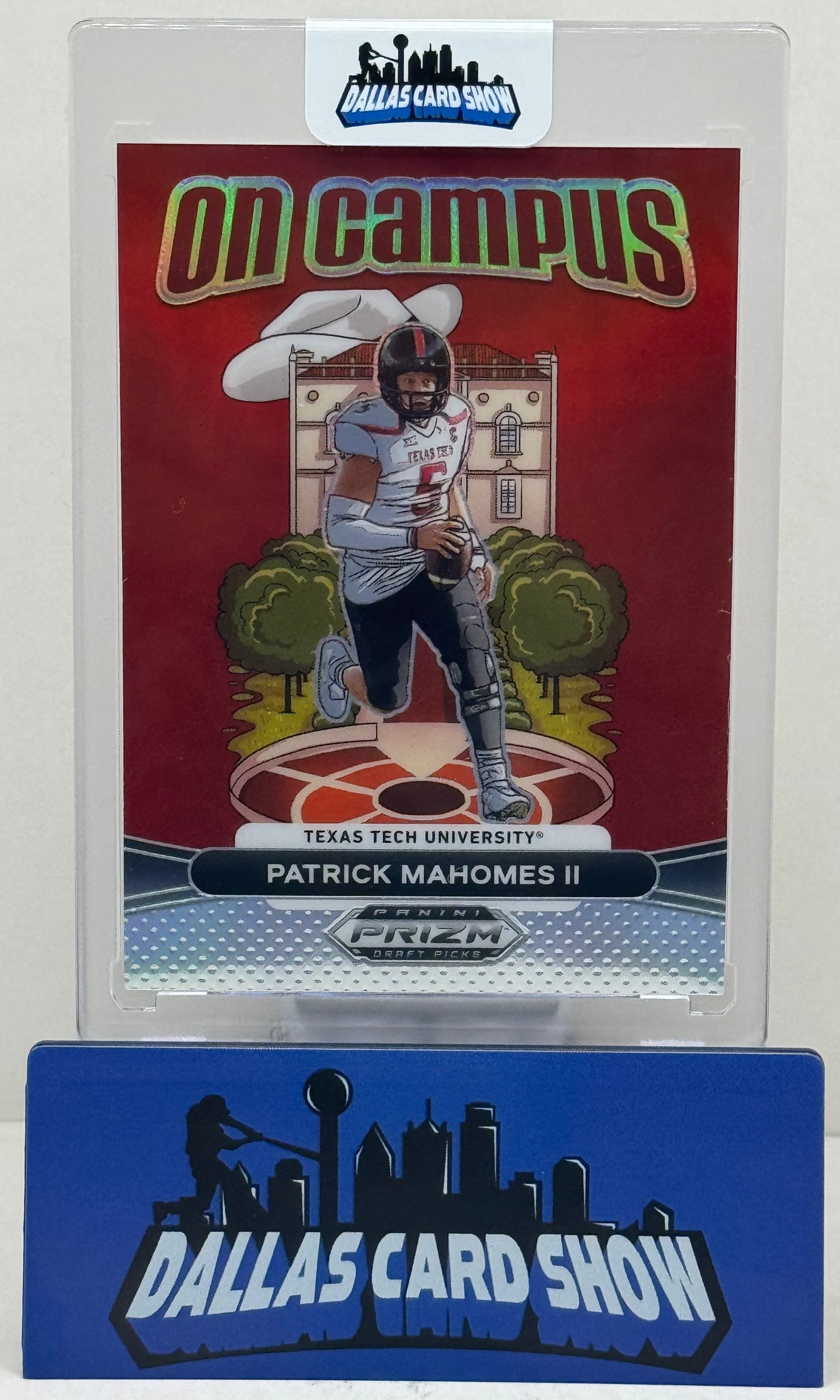 2025 Panini Prizm Draft Picks #OC-PMS Patrick Mahomes ll On Campus Case Hit