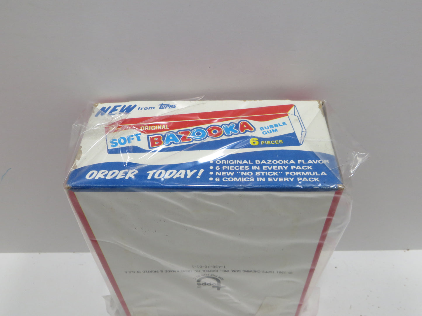 1981 TOPPS SUPERMAN 2 EMPTY BOX Lot of 2 BOXES