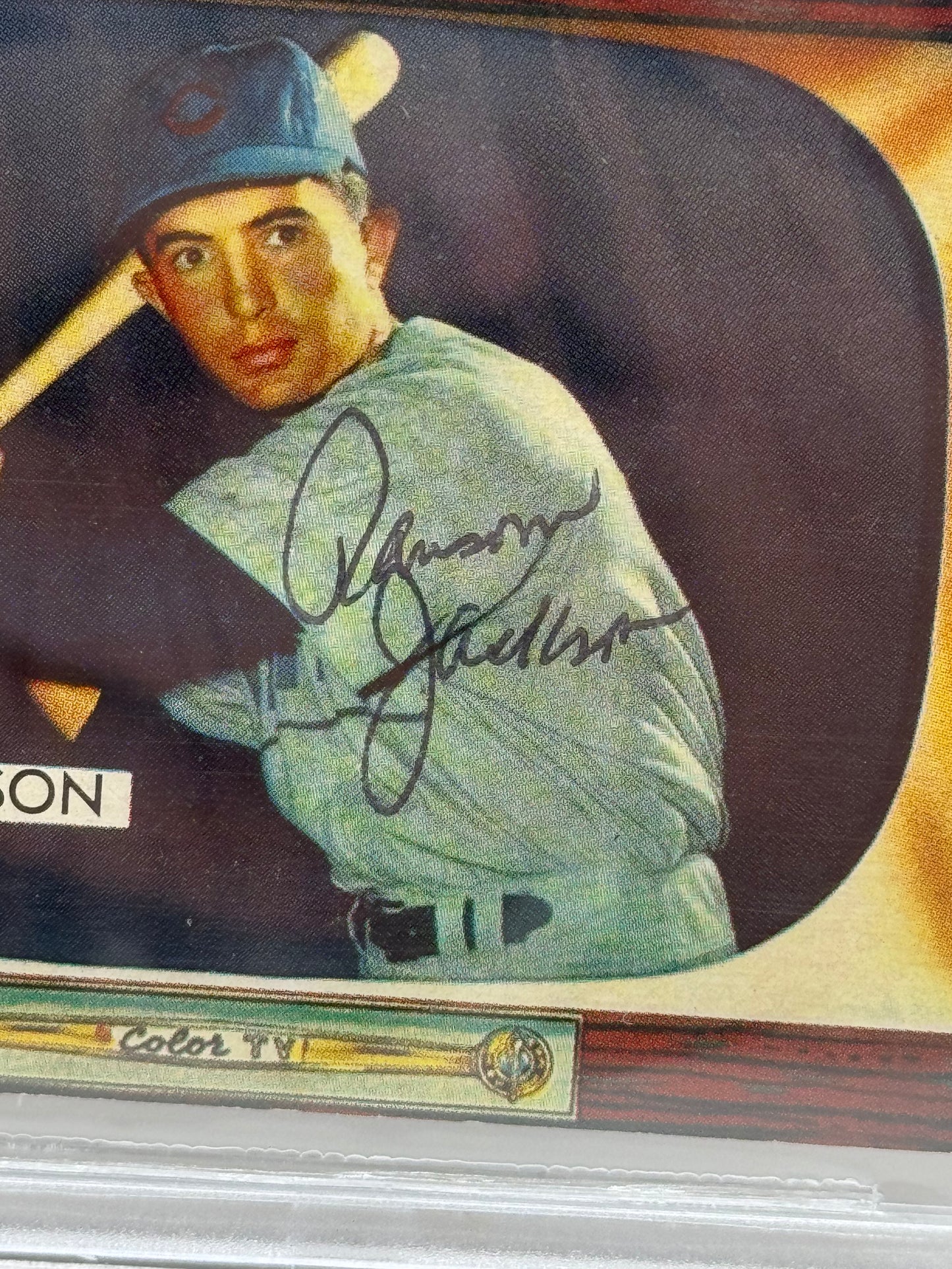 1955 Bowman Randy Jackson #87 Auto Beckett Authentic Deceased in 2019