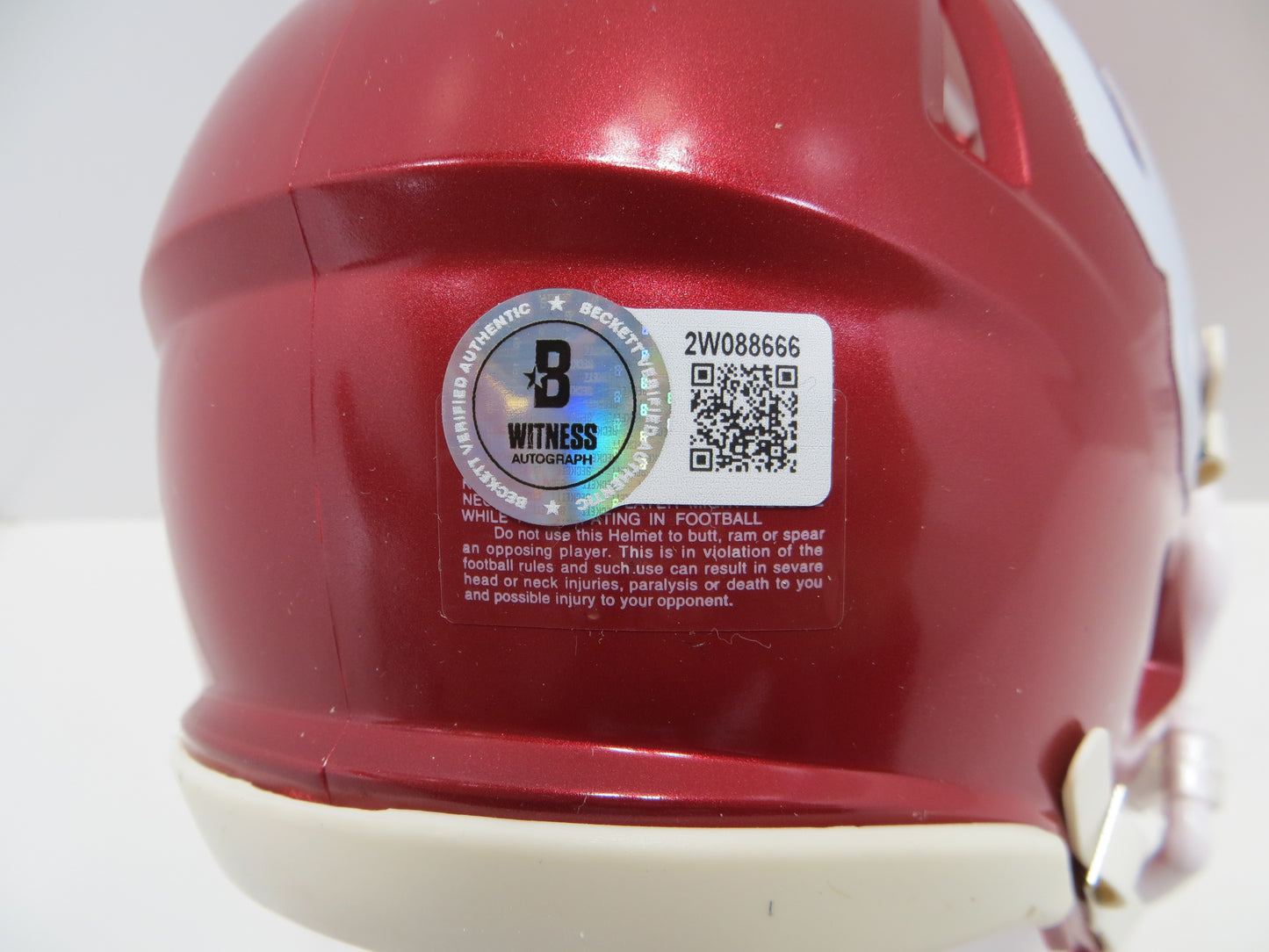 BARRY SWITZER OKLAHOMA OU SOONERS SIGNED MINI HELMET Cowboys BAS