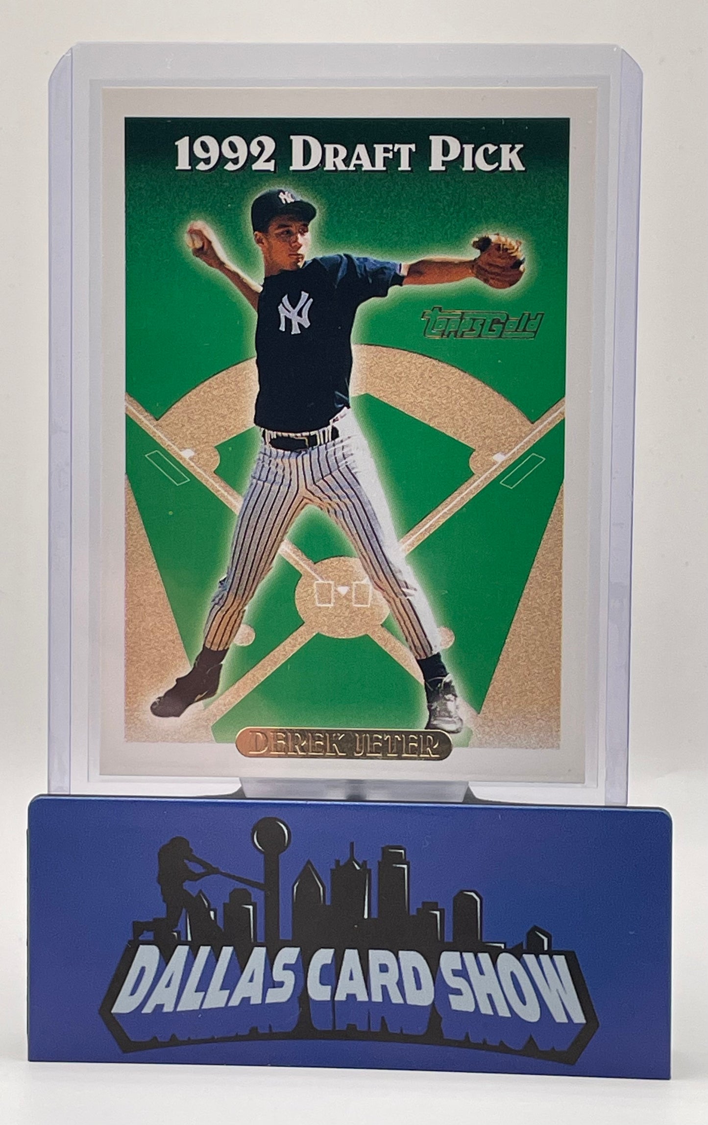 1993 Topps Gold DEREK JETER NY Yankees 1992 Draft Pick Rookie Foil SP #98 RC