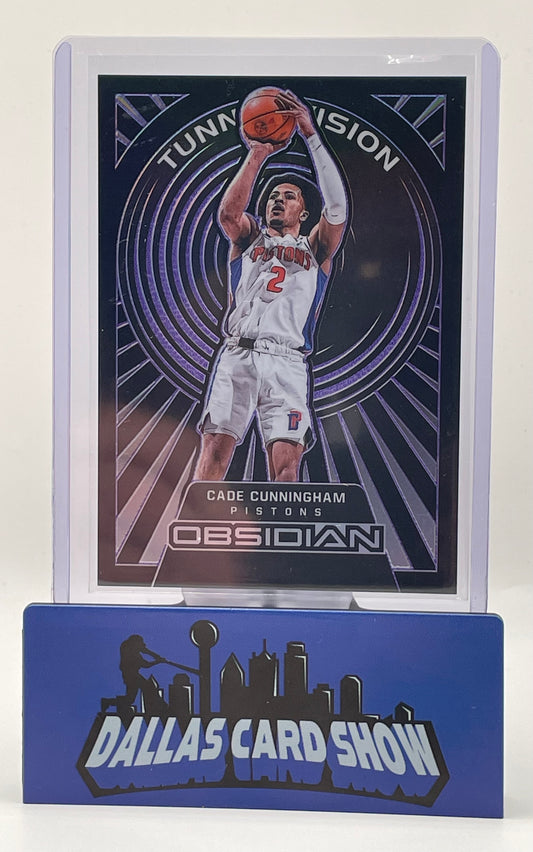 2021-22 Panini Obsidian #2 Cade Cunningham Tunnel Vision Rookie RC