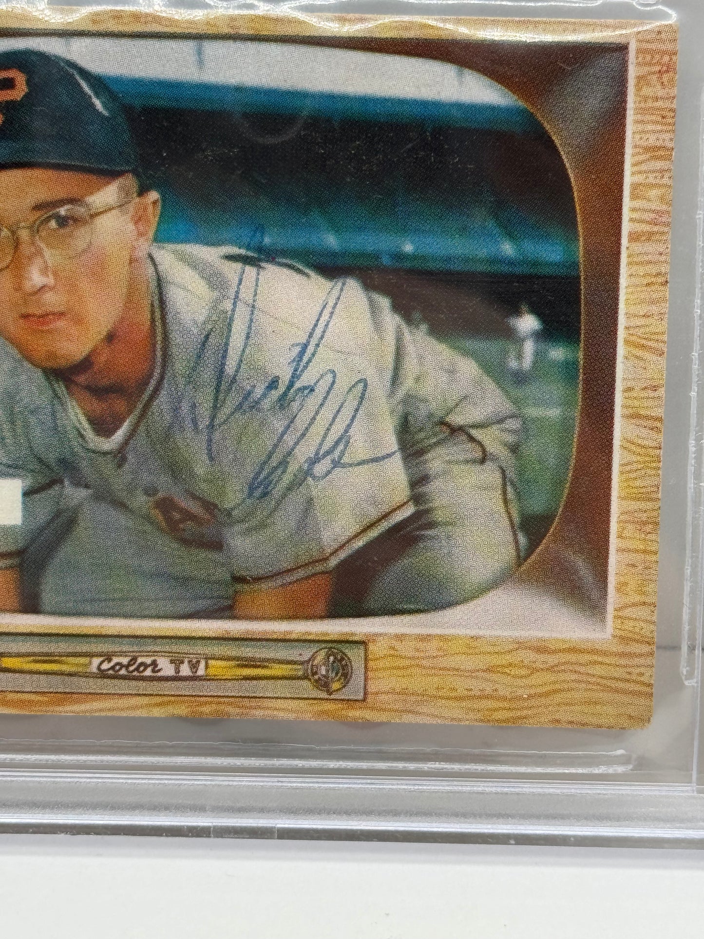1955 Bowman Dick Cole #28 Auto Beckett Authentic Deceased in 2018