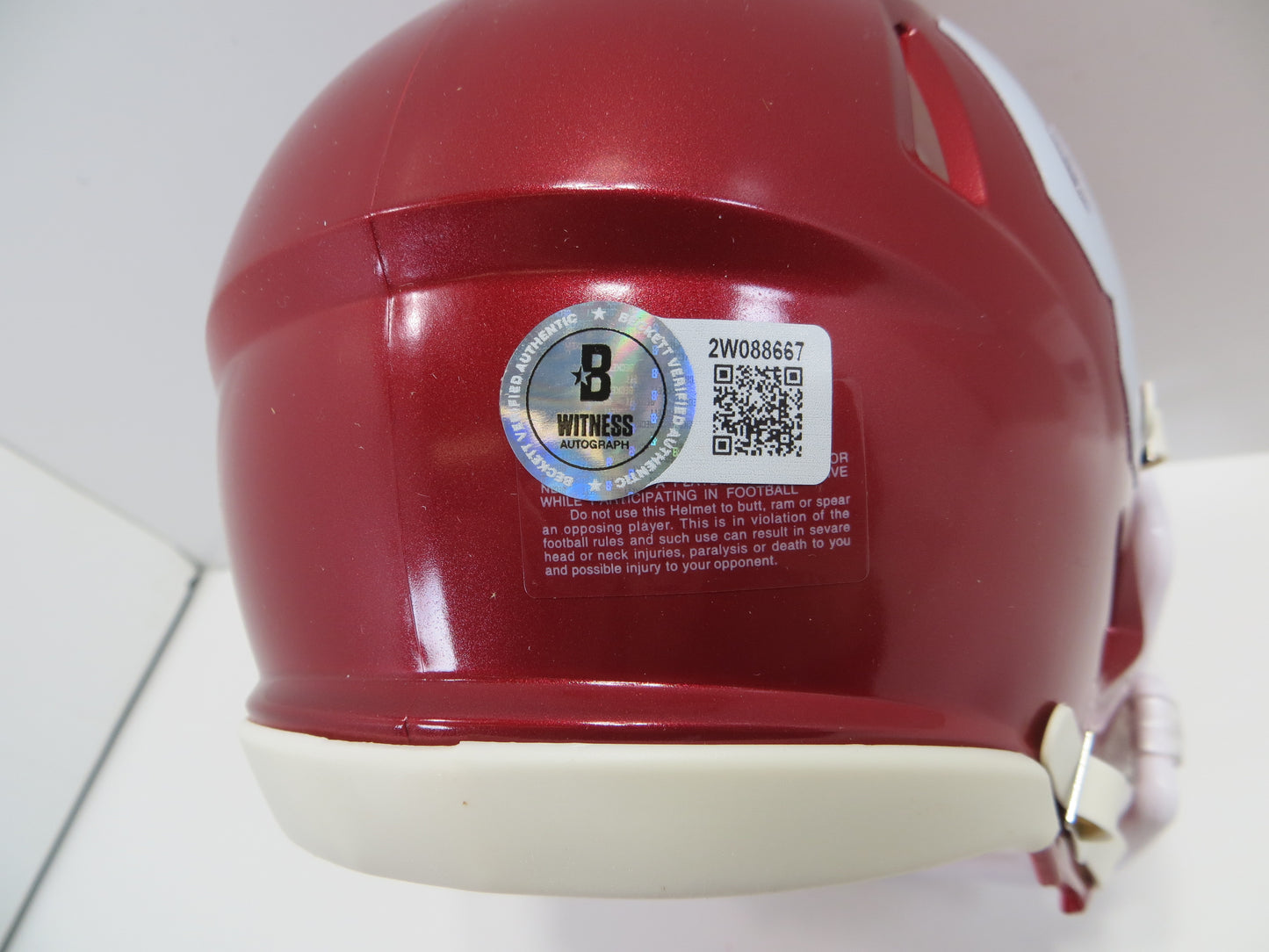 BARRY SWITZER OKLAHOMA OU SOONERS SIGNED MINI HELMET Cowboys BAS
