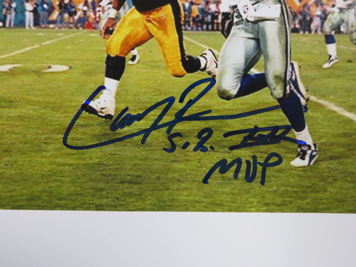 LARRY BROWN DALLAS COWBOYS SIGNED 8x10 PHOTO wSBXXXMVP BAS