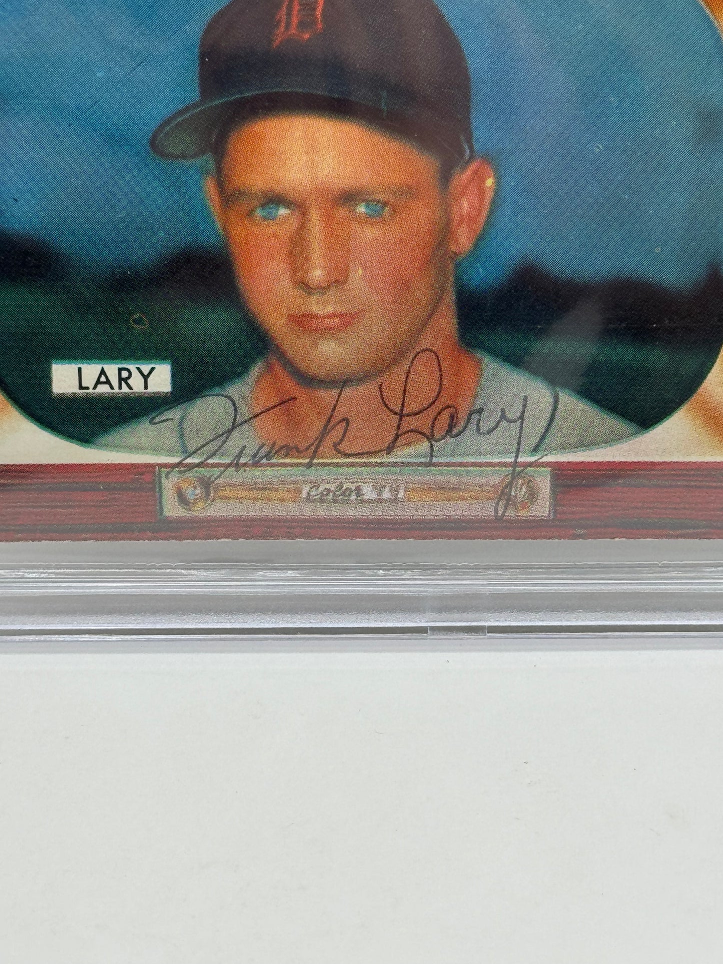 1955 Bowman Frank Lary #154 Auto Beckett Authentic Deceased in 2017