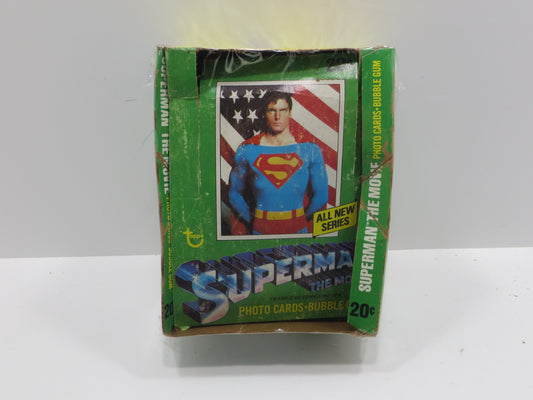 TOPPS SUPERMAN THE MOVIE EMPTY BOX