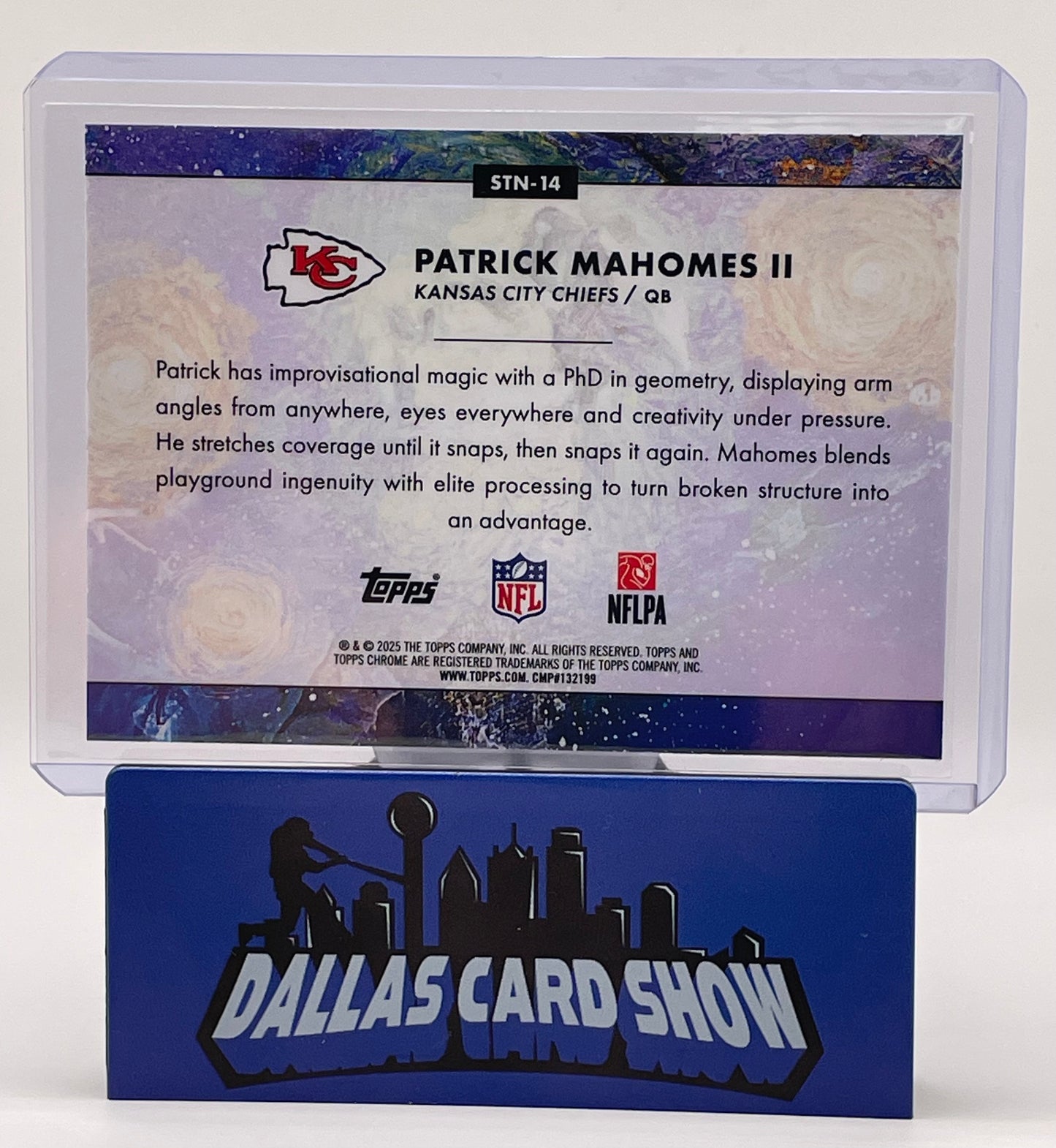 2025 Topps Chrome Cosmic #STN-14 Patrick Mahomes Starry Night