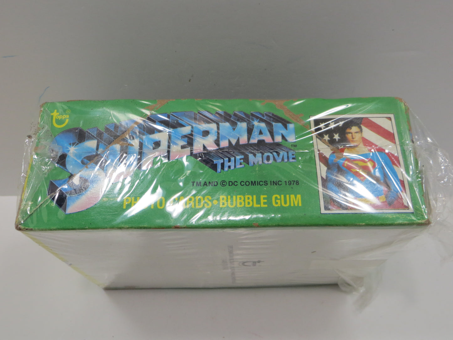 TOPPS SUPERMAN THE MOVIE EMPTY BOX