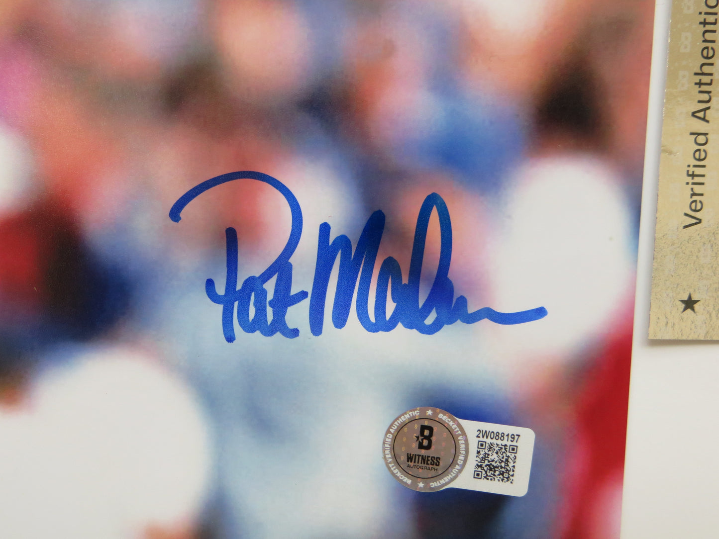 PAT PATRICK MAHOMES SR Chicago Cubs SIGNED 8x10 PHOTO BAS
