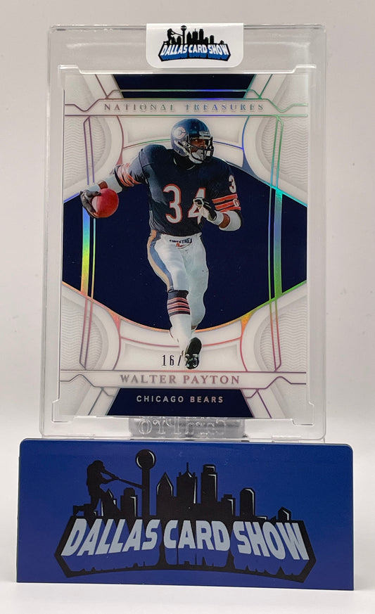 2021 Panini National Treasure #16 Walter Payton /25