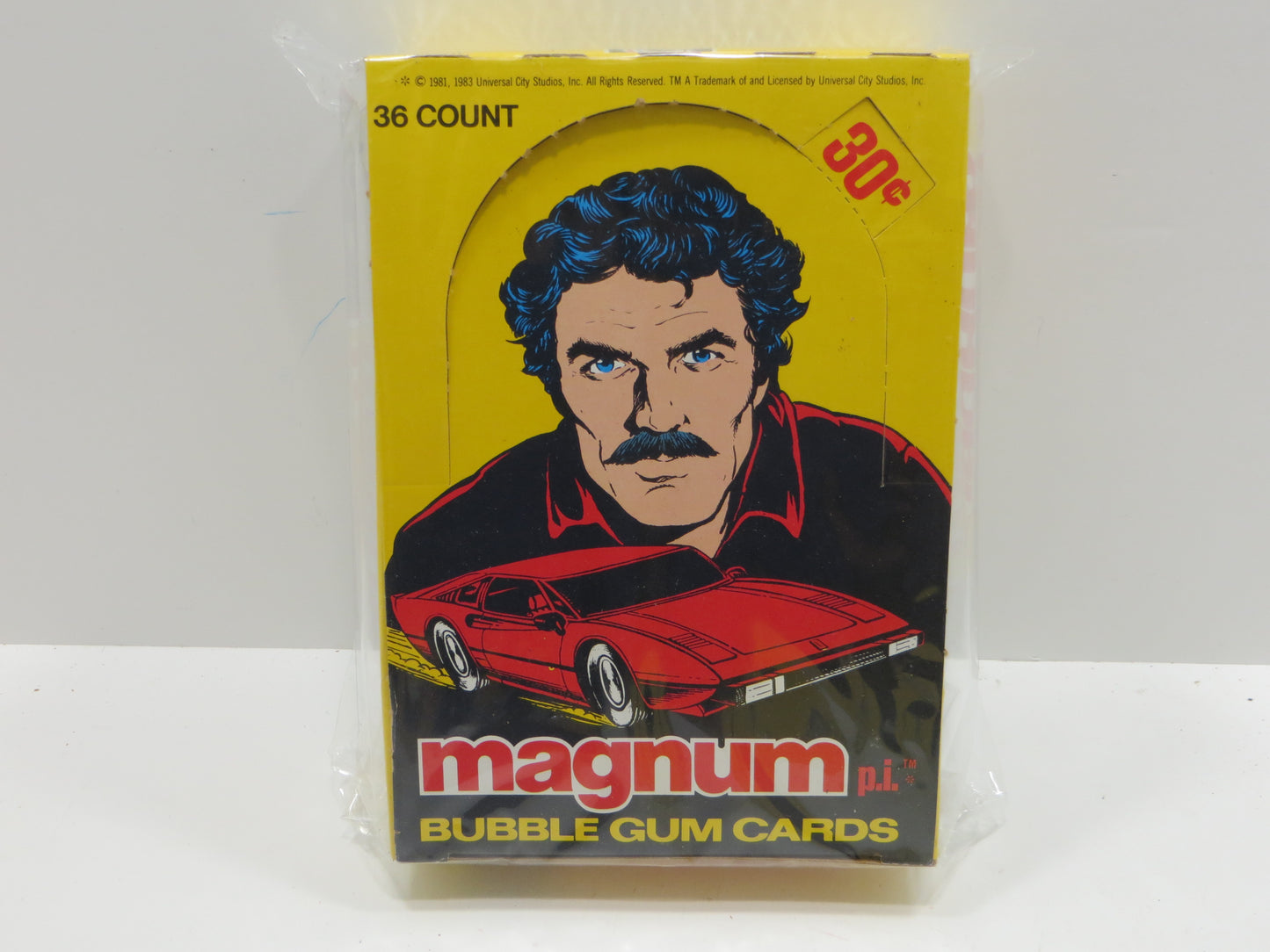 DONRUSS MAGNUM P.I. Tom Selleck EMPTY BOX Lot of 2 BOXES