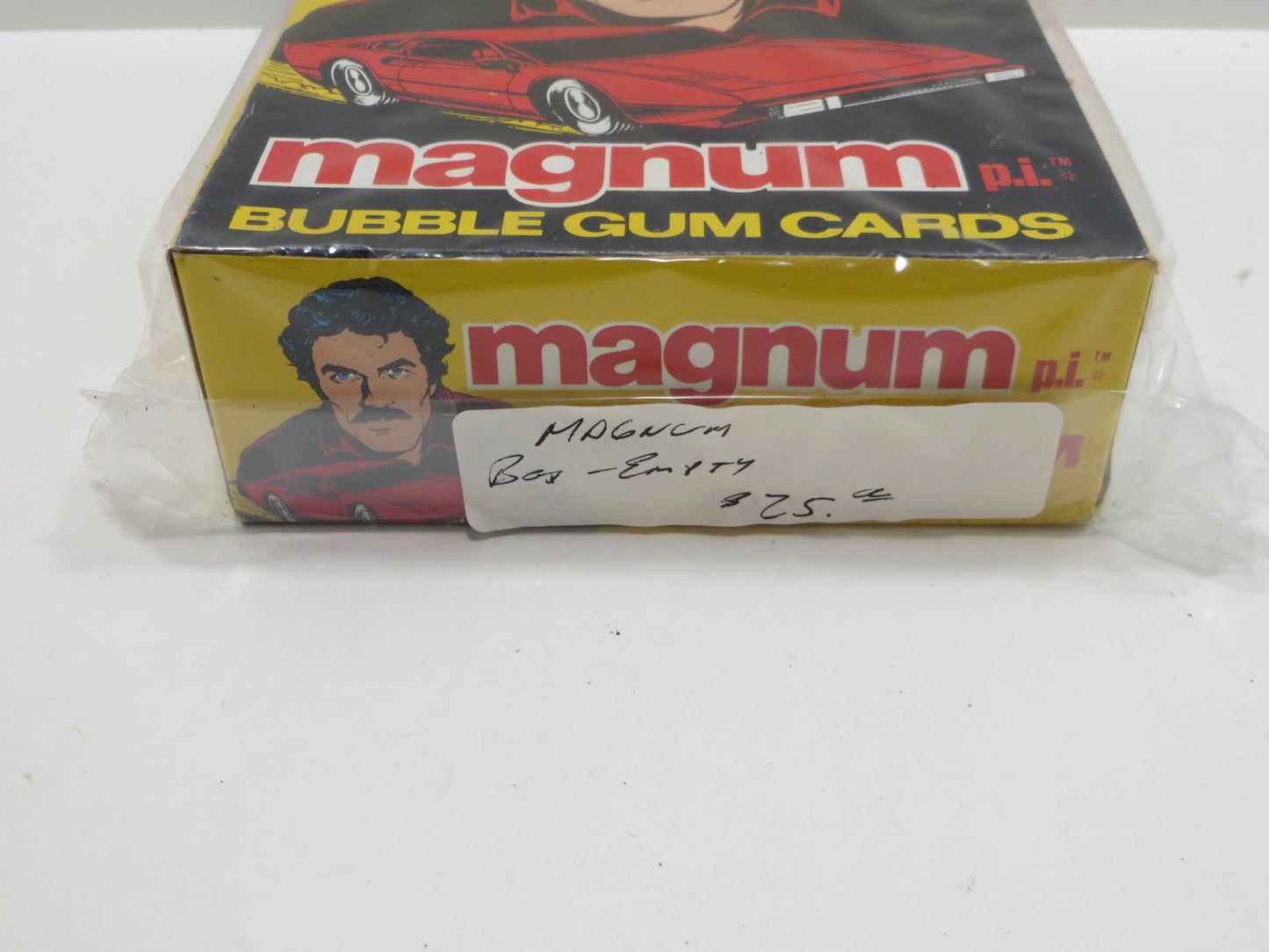 DONRUSS MAGNUM P.I. Tom Selleck EMPTY BOX Lot of 2 BOXES