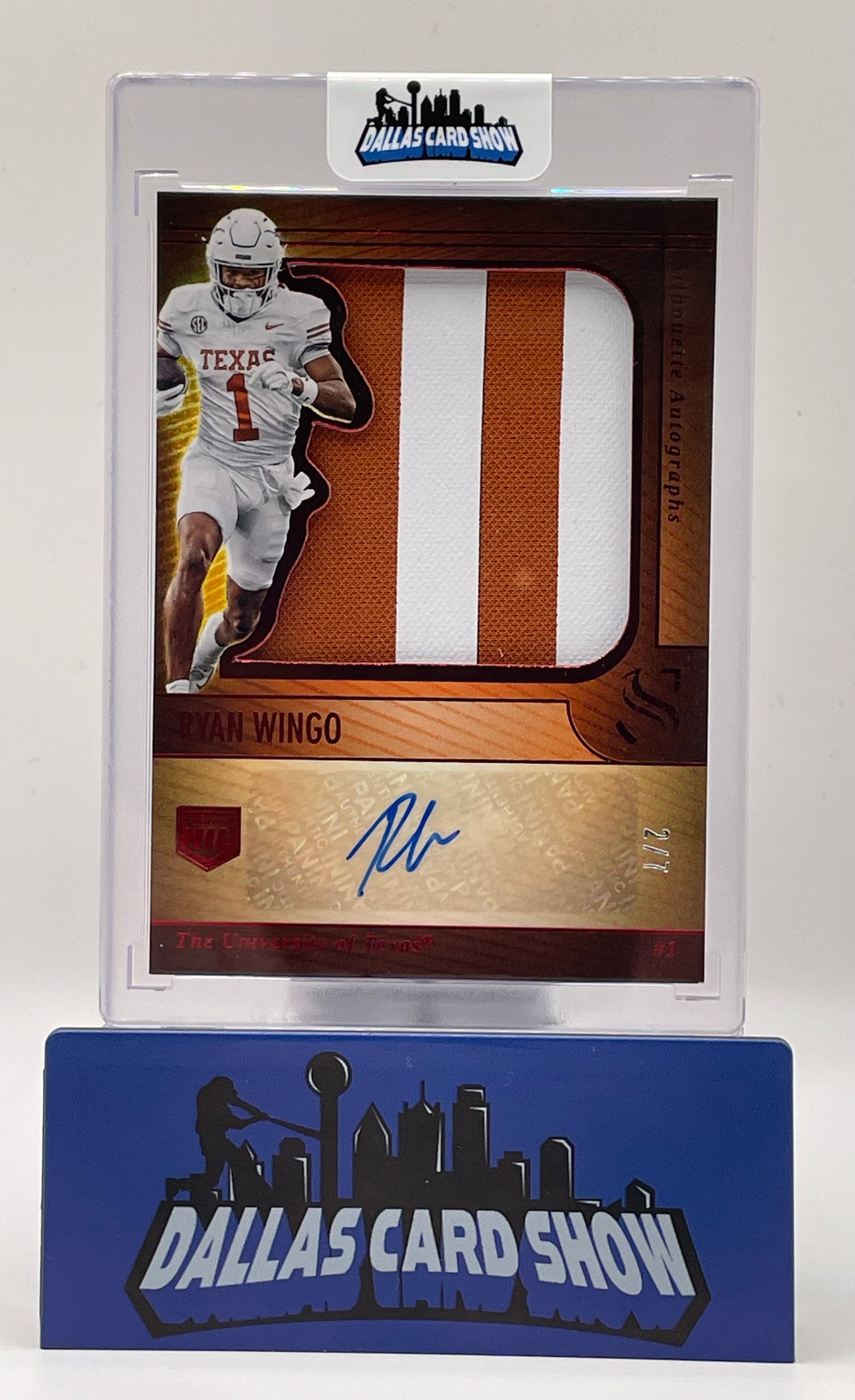 2025 Panini Silhouette #SA-RWO Ryan Wingo NIL Patch Autograph /7