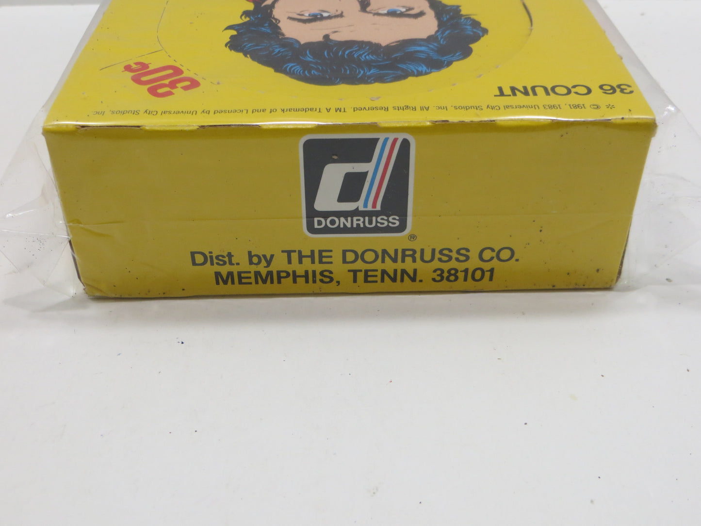 DONRUSS MAGNUM P.I. Tom Selleck EMPTY BOX Lot of 2 BOXES