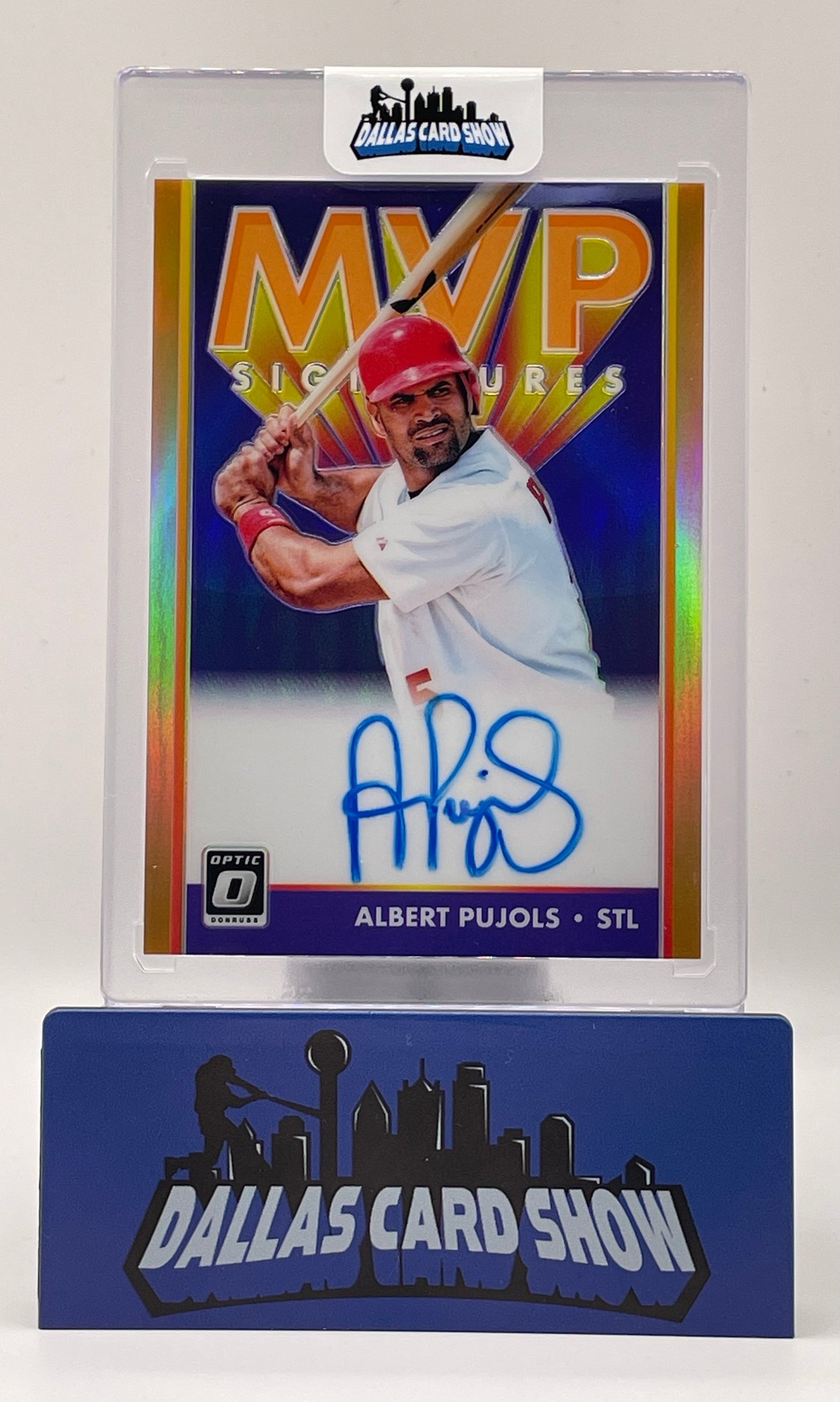 2019 Panini Optic #MVP-AP Albert Pujols MVP Signatures Autograph /5