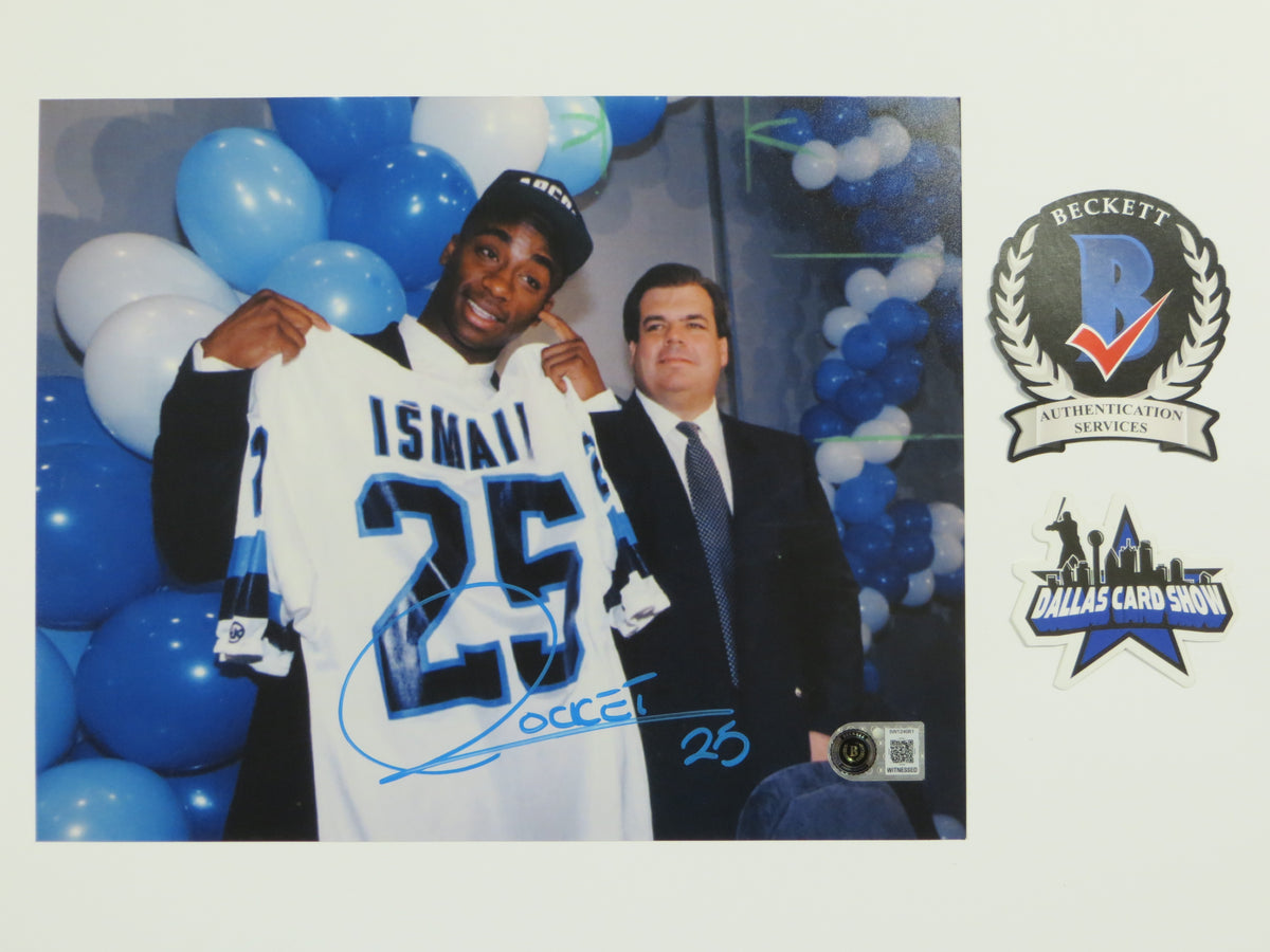 RAGHIB "ROCKET" ISMAIL SIGNED 8x10 Toronto Argonauts BRUCE McNALL BAS