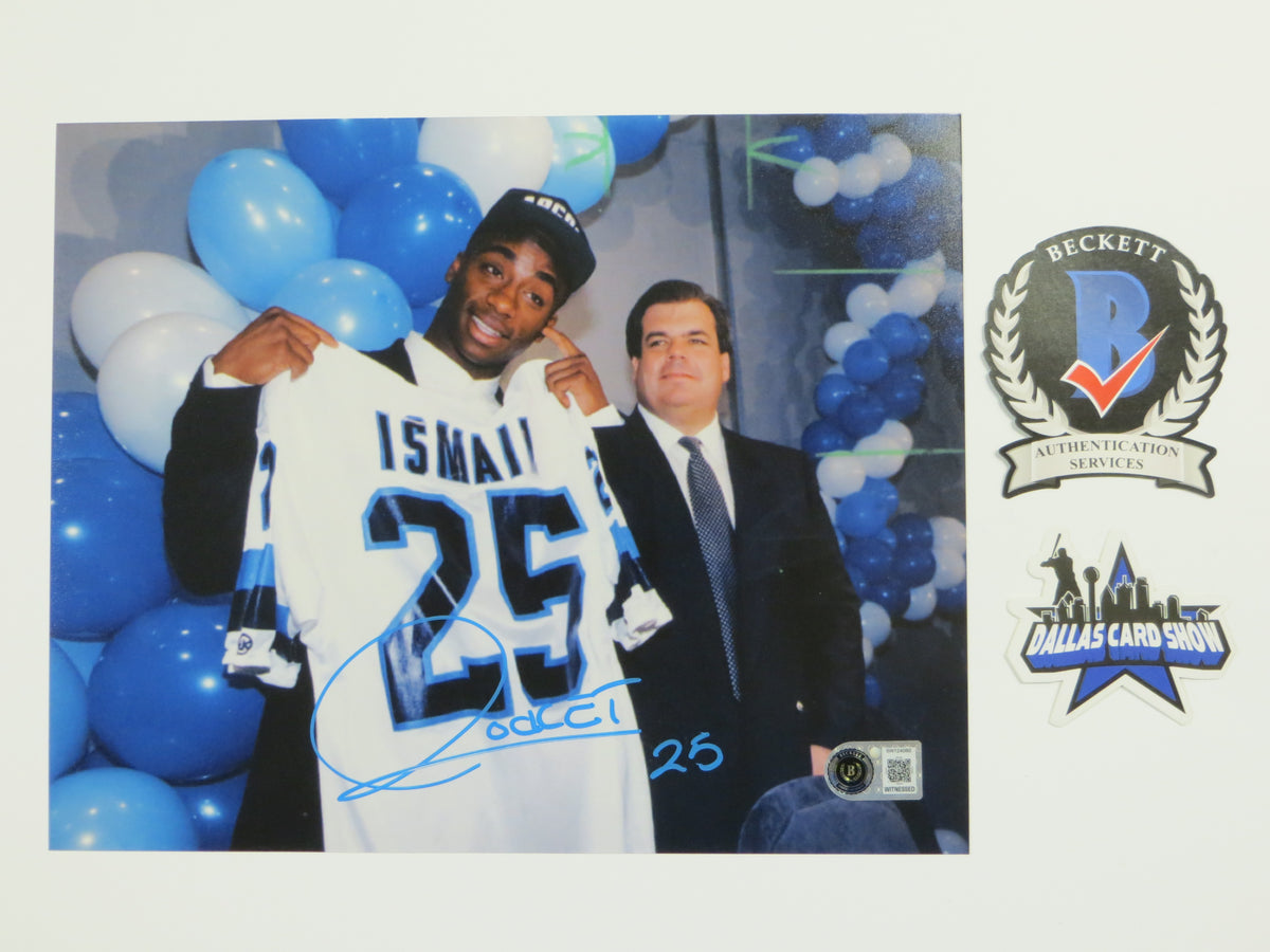 RAGHIB "ROCKET" ISMAIL SIGNED 8x10 Toronto Argonauts BRUCE McNALL BAS