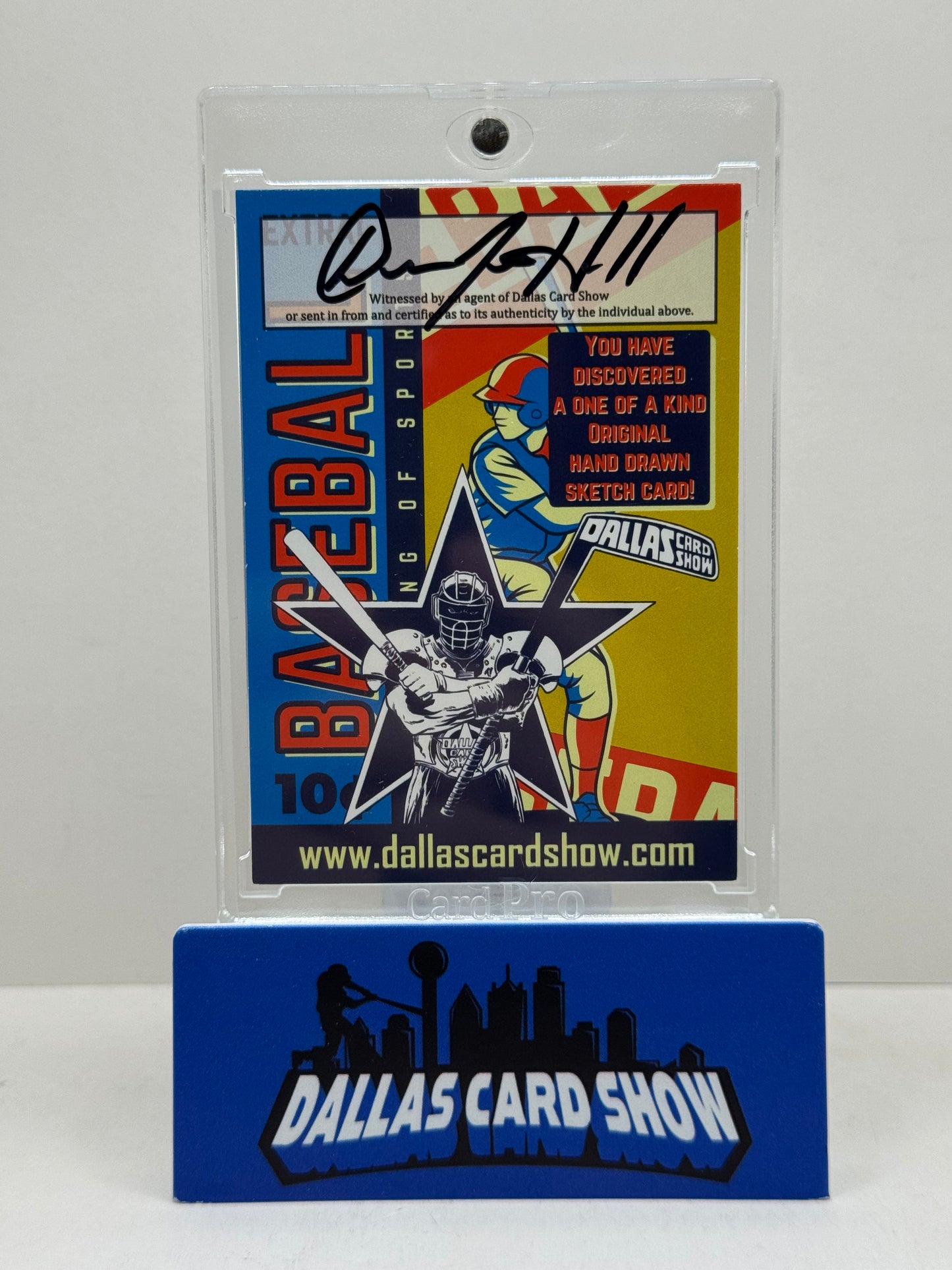 2024 Dallas Card Show One of a Kind Batman Sketch Card by DJ Hall