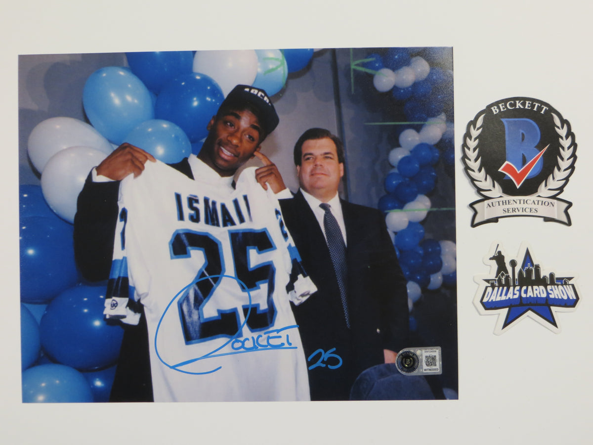 RAGHIB "ROCKET" ISMAIL SIGNED 8x10 Toronto Argonauts BRUCE McNALL BAS
