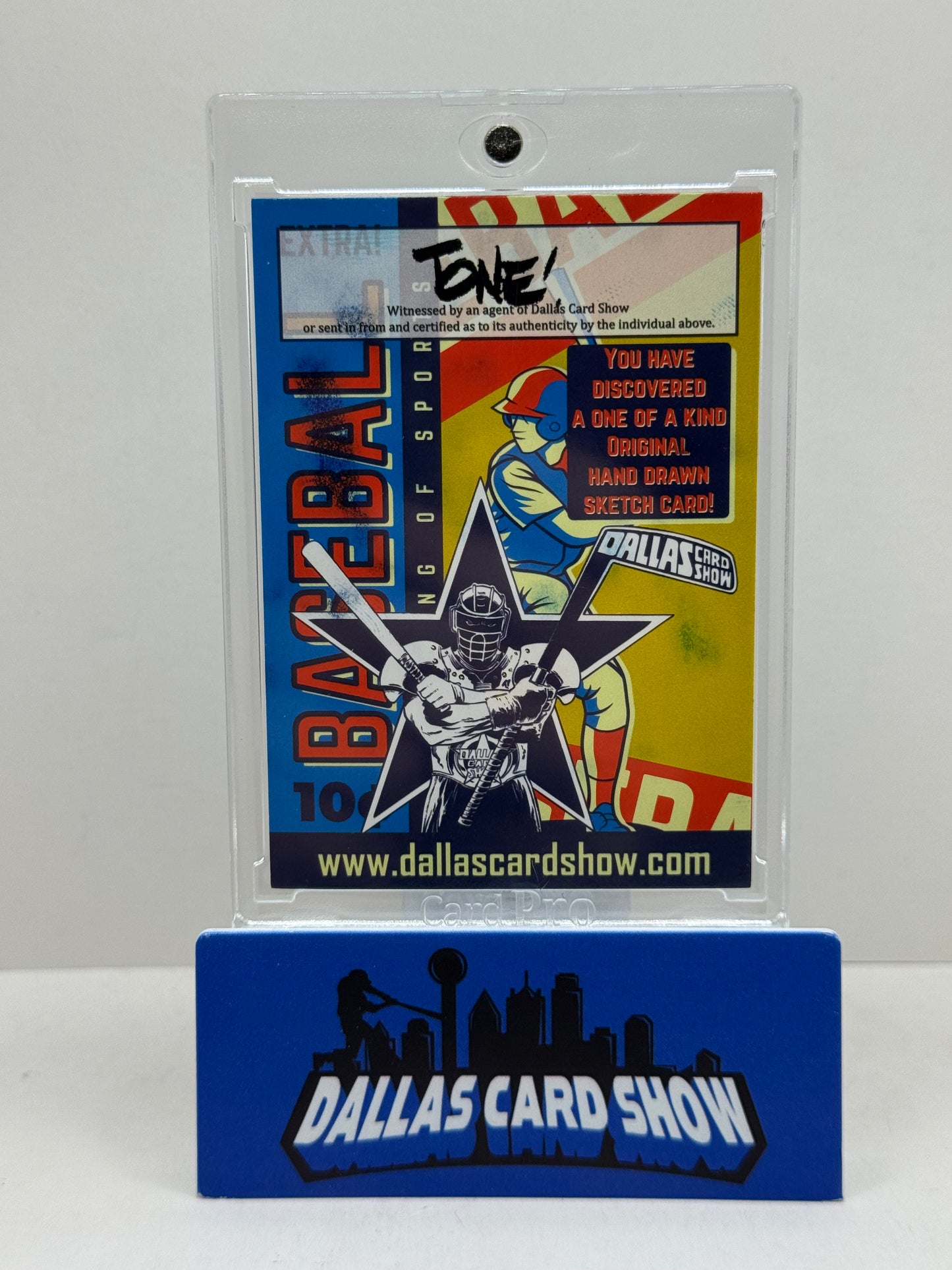 2024 Dallas Card Show One of a Kind Batman Sketch Card by Tone Rodriguez