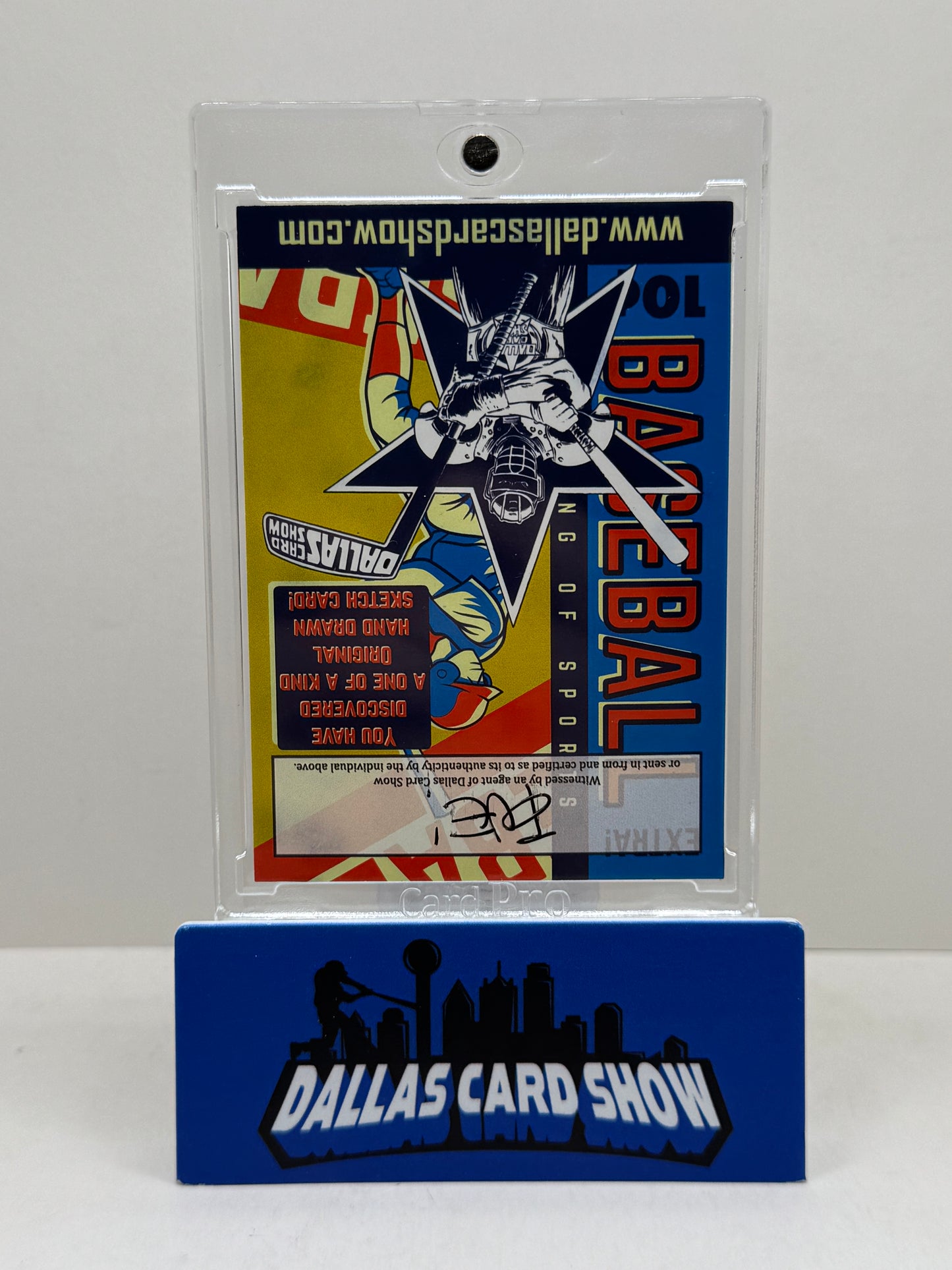 2024 Dallas Card Show One of a Kind Radioactive Man Sketch Card by Tone Rodriguez