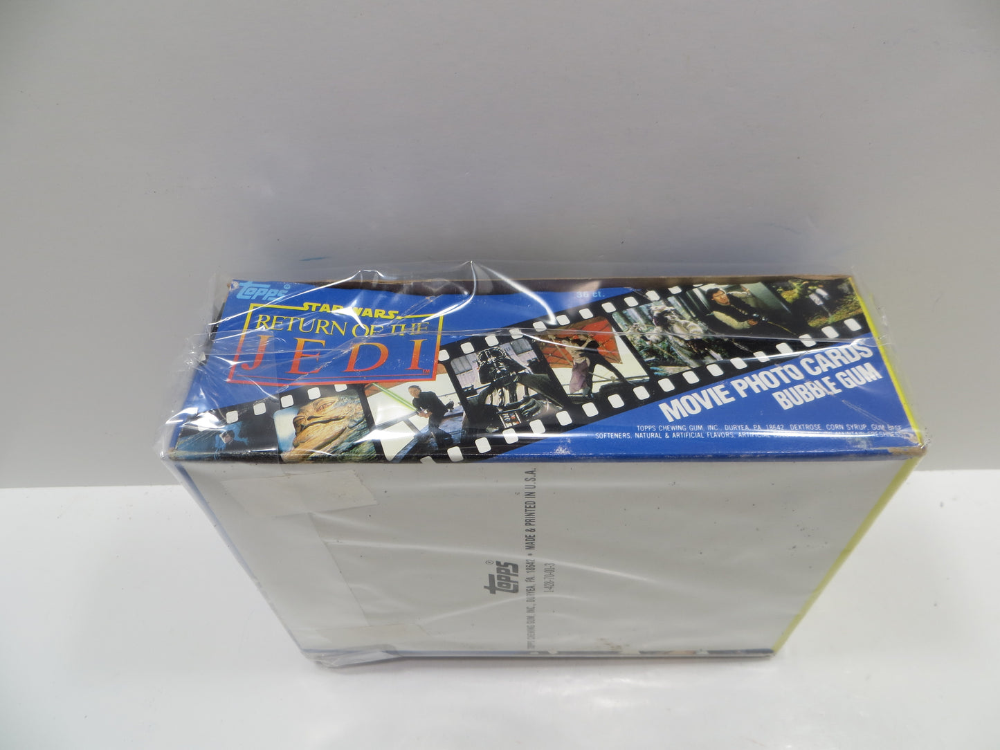 TOPPS STAR WARS RETURN OF THE JEDI BLUE EMPTY BOX Lot of 2 BOXES