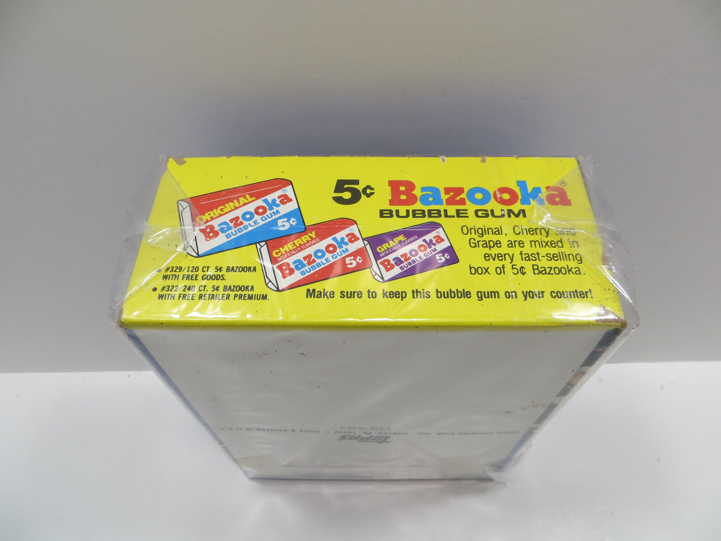 TOPPS STAR WARS RETURN OF THE JEDI BLUE EMPTY BOX Lot of 2 BOXES